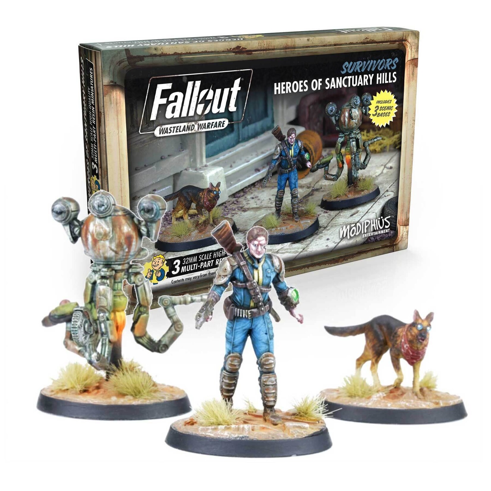 Modiphius Heroes of Sanctuary Hills - Survivors - Fallout: Wasteland Warfare
