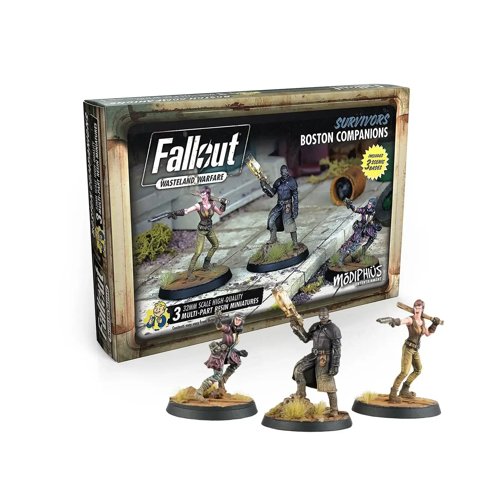 Modiphius Boston Companions - Survivors - Fallout: Wasteland Warfare