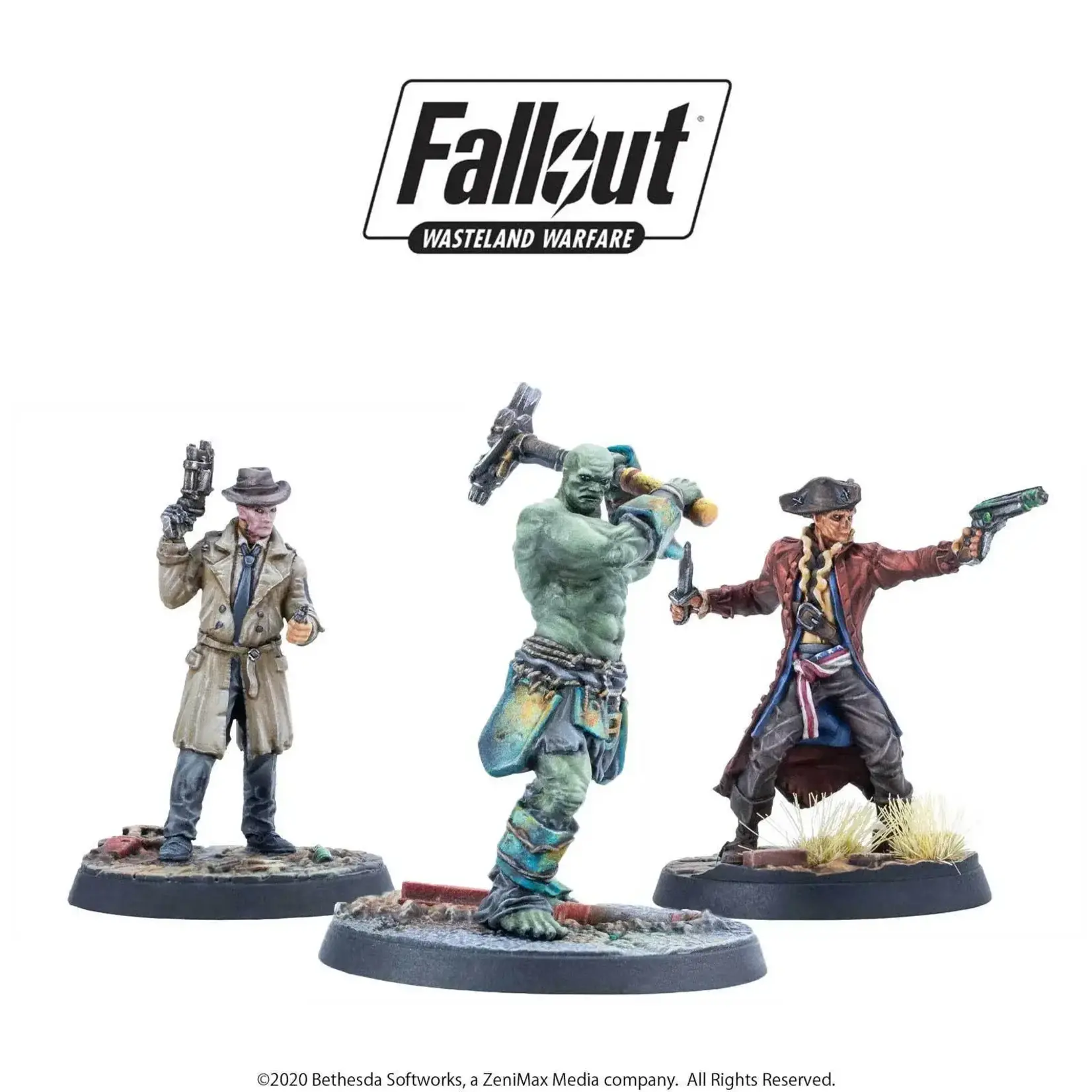 Modiphius Unusual Allies - Survivors - Fallout: Wasteland Warfare