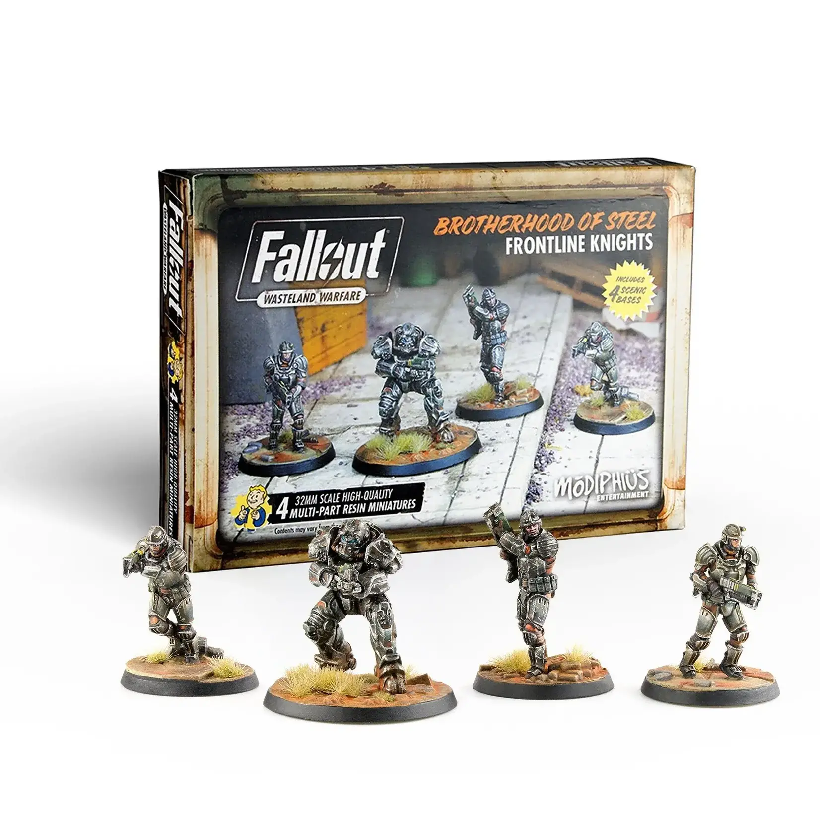 Modiphius Frontline Knights - Brotherhood of Steel - Fallout: Wasteland Warfare