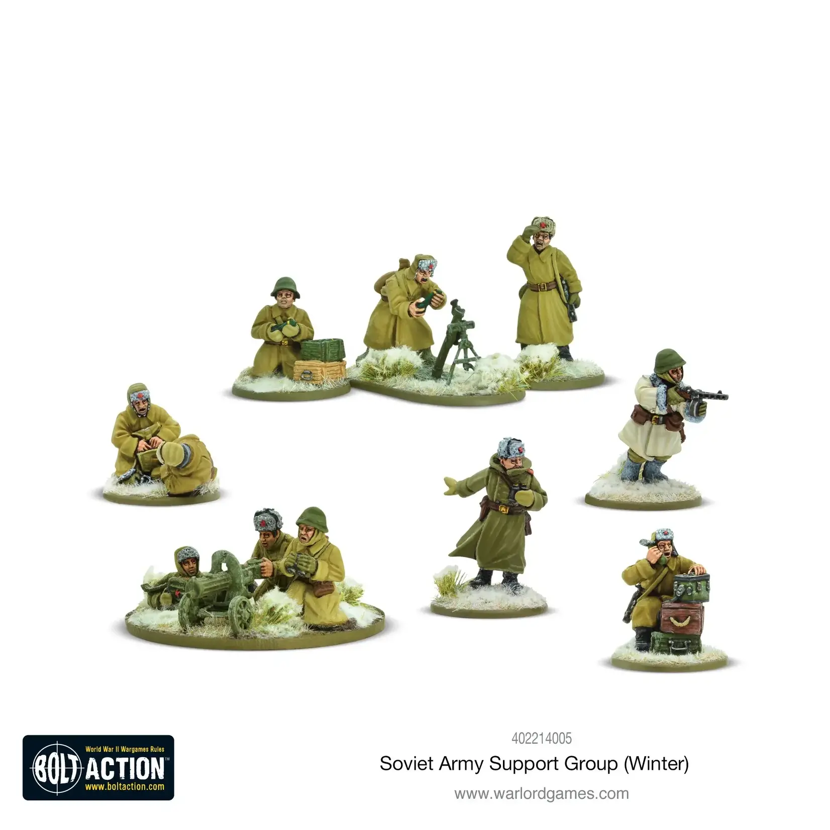 Warlord Games Soviet Army Support Group (Winter) - Bolt Action