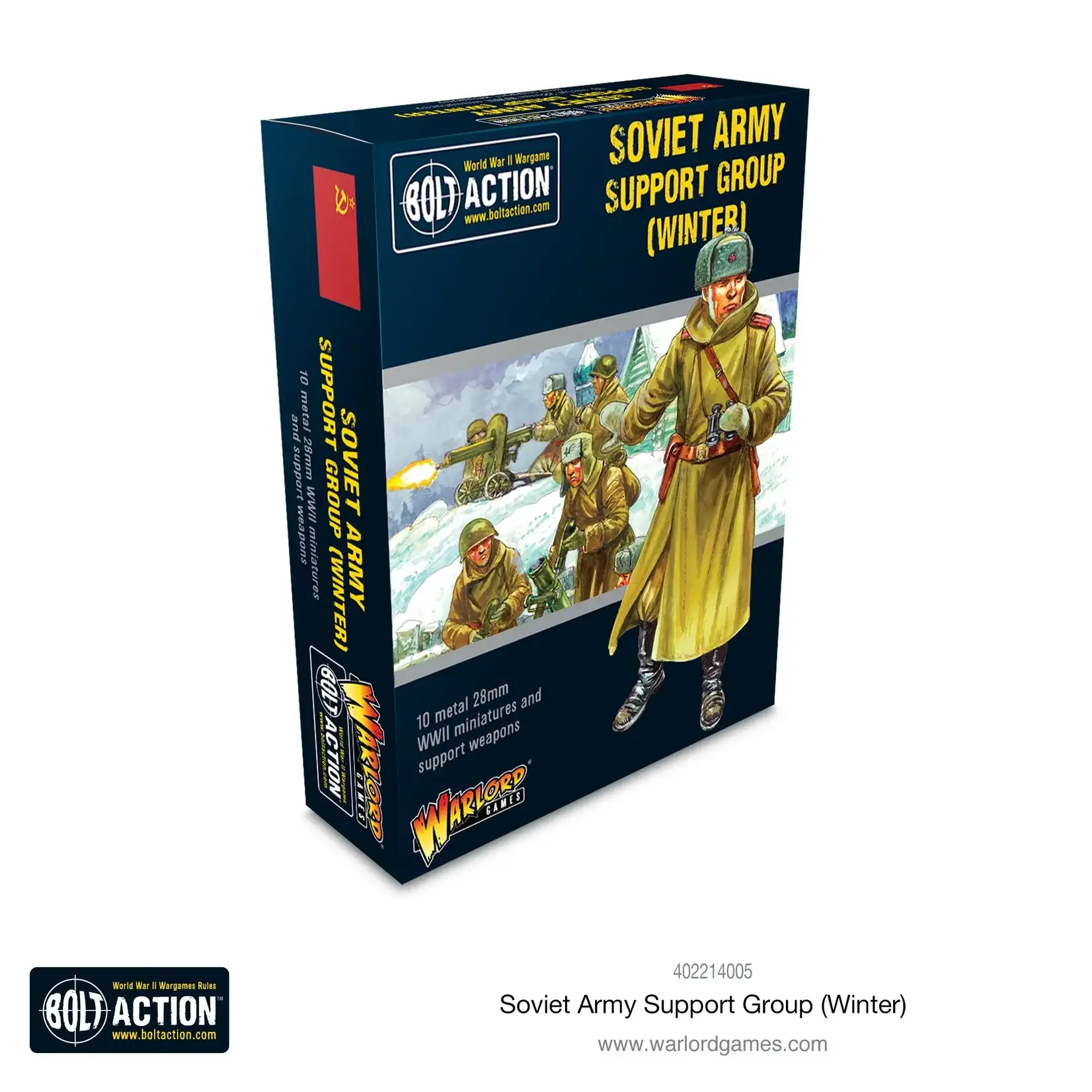 Warlord Games Soviet Army Support Group (Winter) - Bolt Action