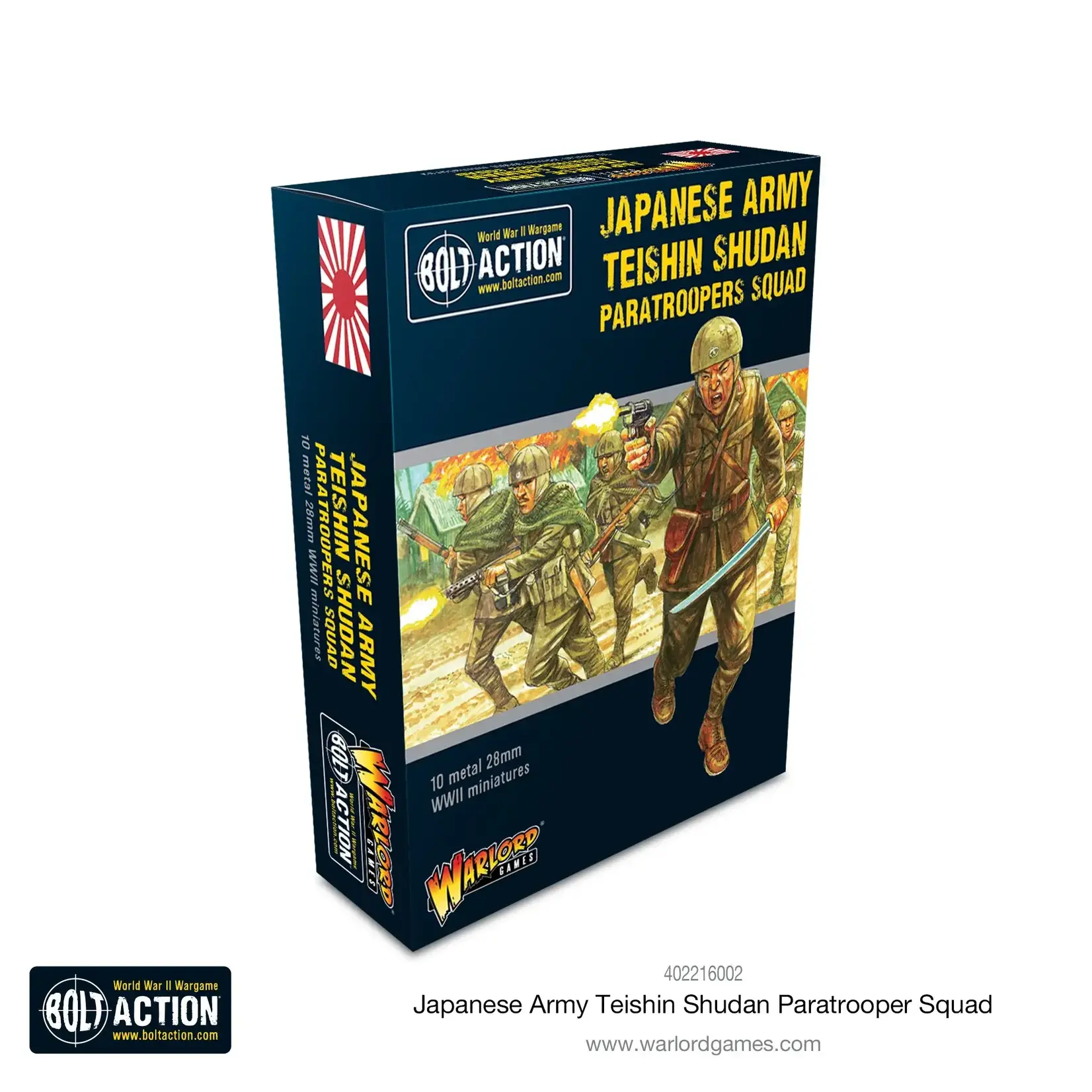 Warlord Games Japanese Army Teishin Sudan Paratroopers Squad - Bolt Action