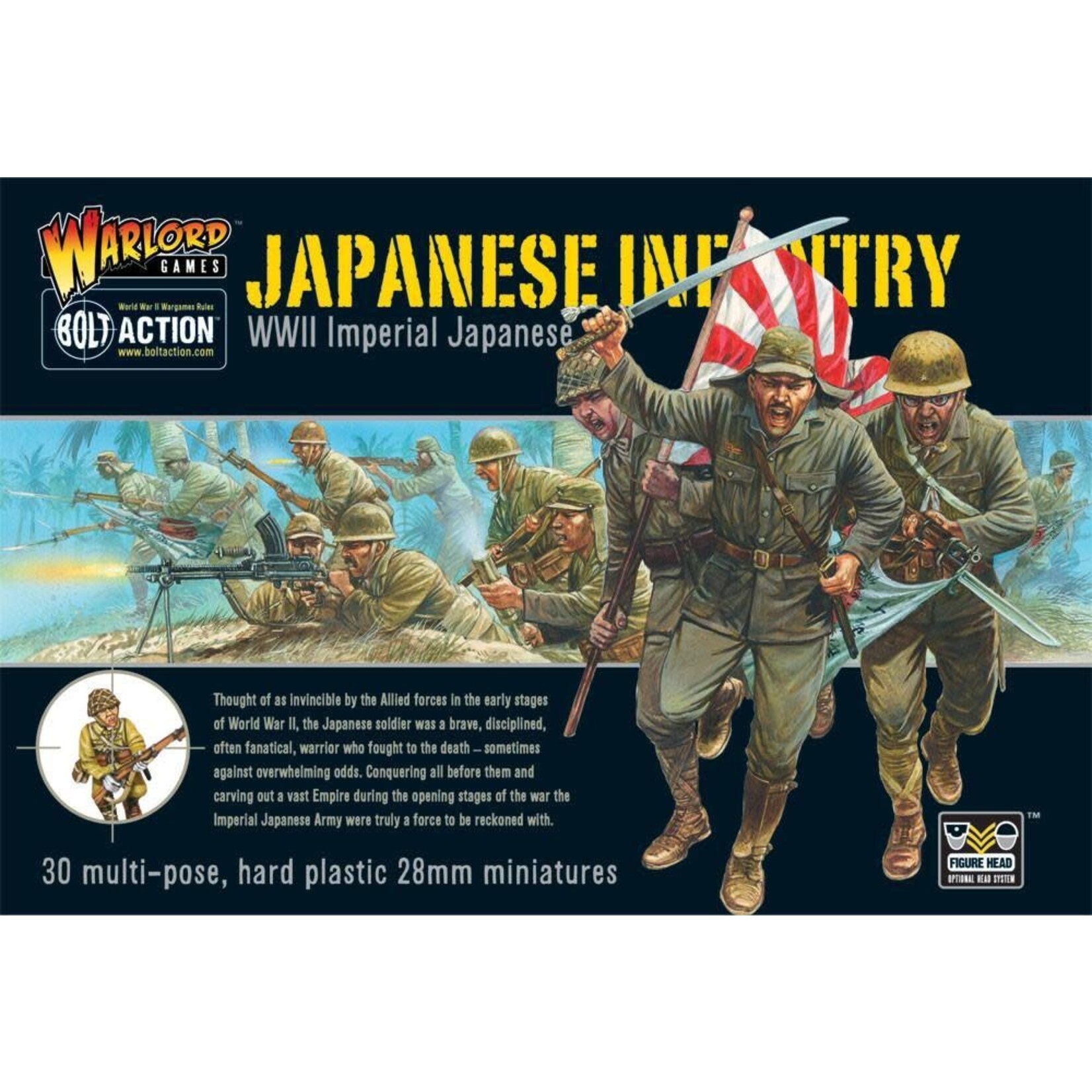 Warlord Games Japanese Infantry - WWII Imperial Japanese - Bolt Action
