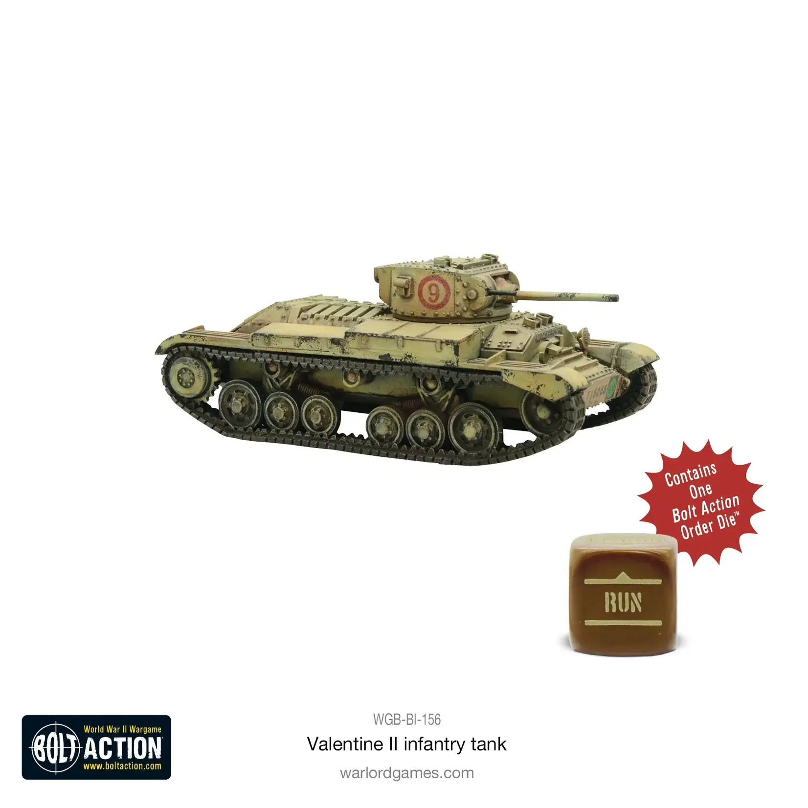 Warlord Games Valentine II Infantry Tank - Bolt Action