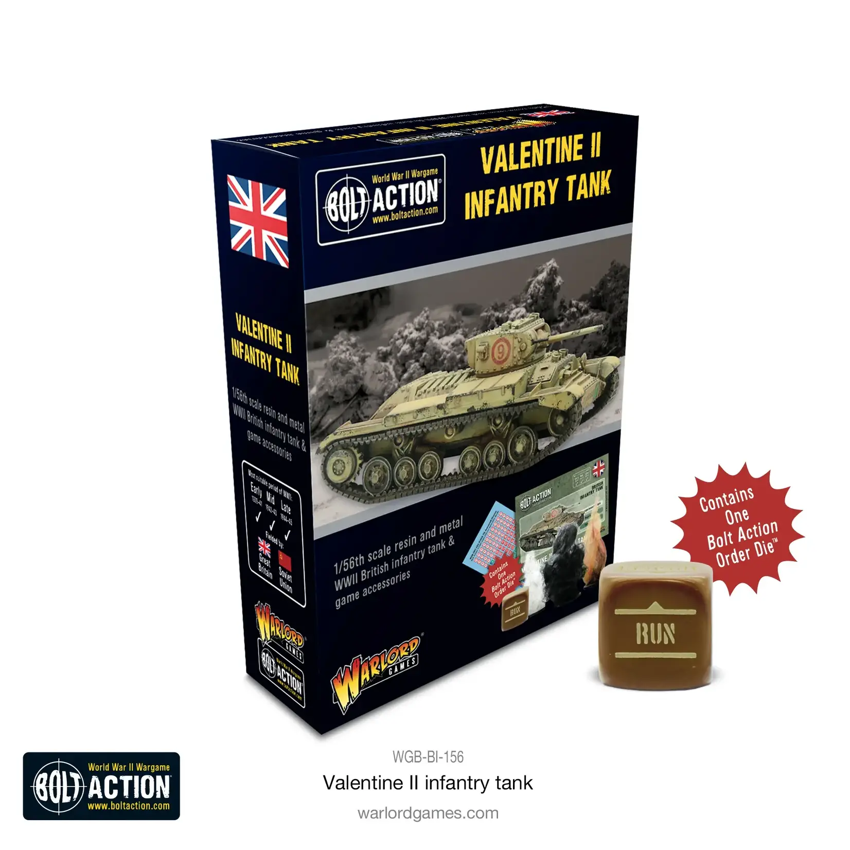 Warlord Games Valentine II Infantry Tank - Bolt Action
