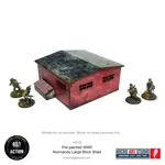 Micro Art Studio Large Brick Shed, pre-painted - WW2 Normandy