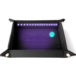 FanRoll Shadow Light: Dice Tray w/Black Light and Blacklight Reactive D20