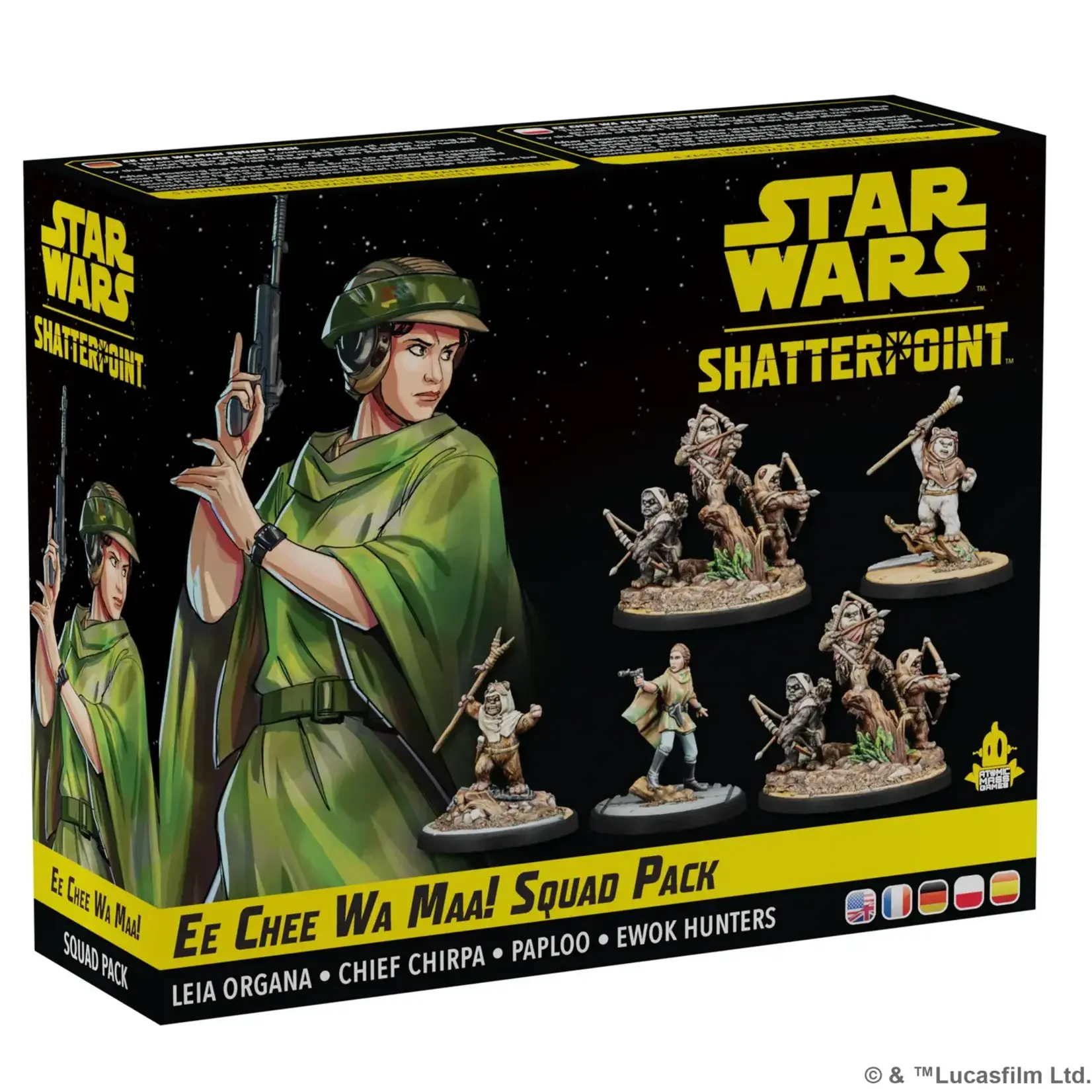 Star Wars: Shatterpoint - Ee Chee Wa Maa!: Leia Organa Squad Pack (ML)