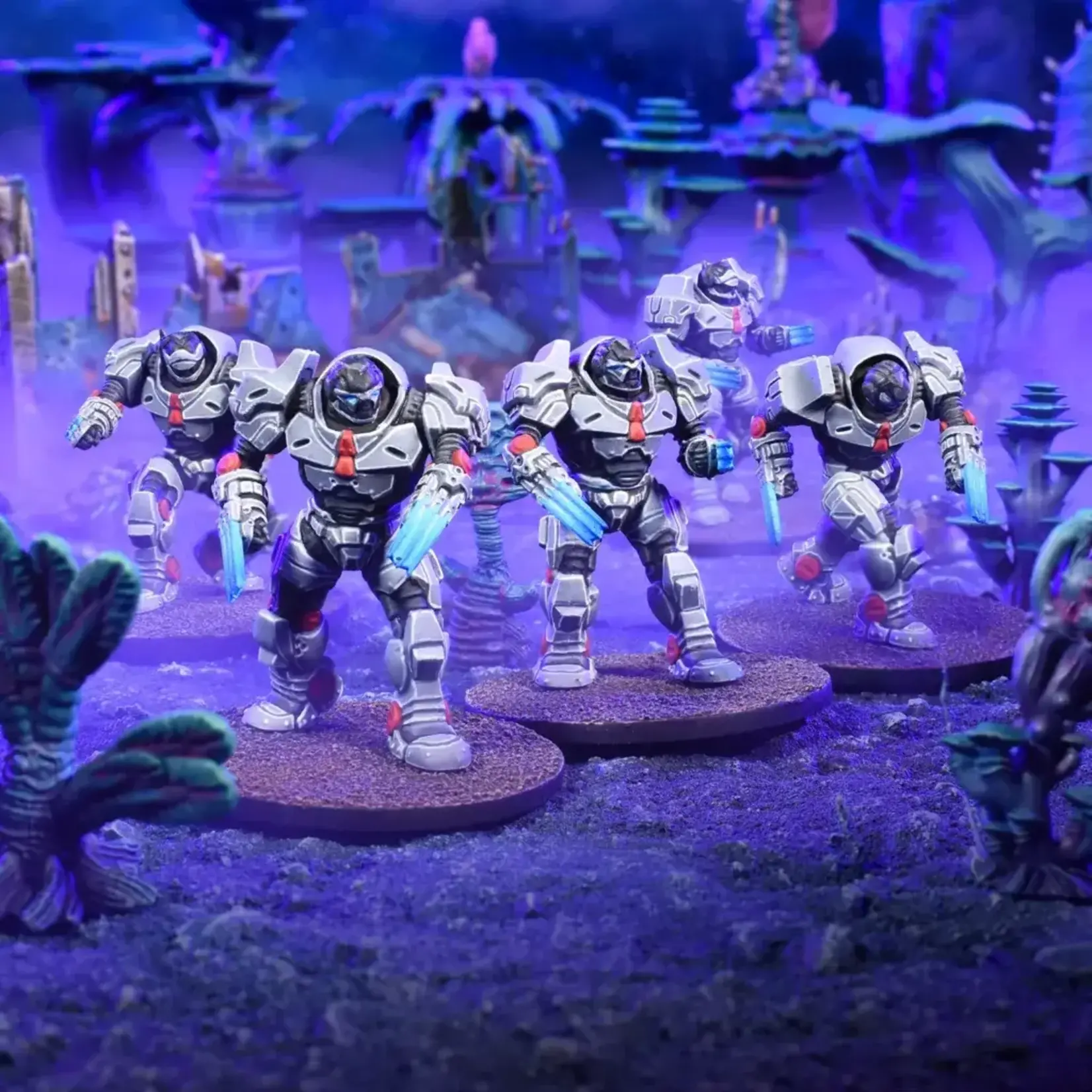 Mantic Enforcer Peacekeepers with Phase Claws - Enforcer - Firefight