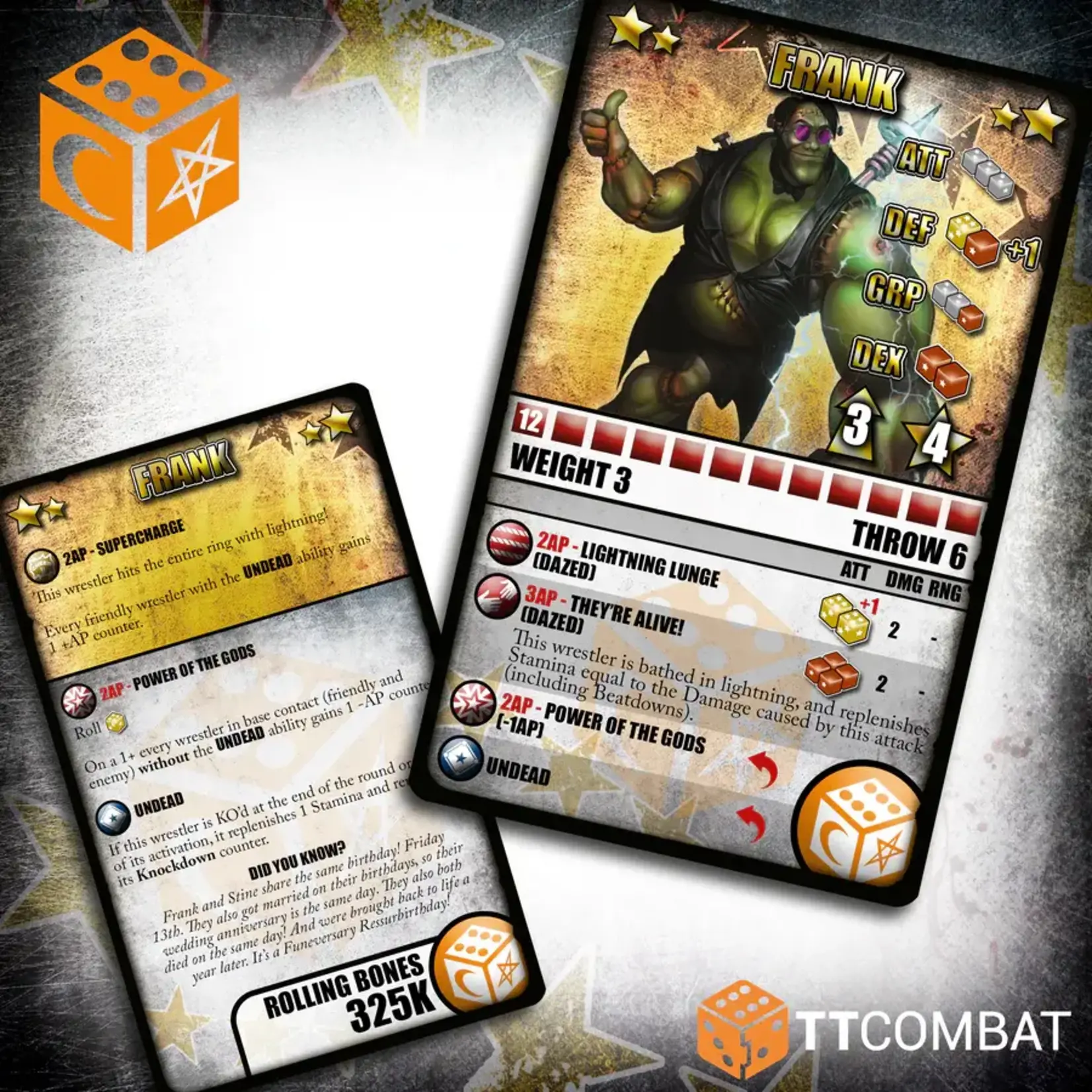 TTCombat Frank N Stine - Rolling Bones - Rumbleslam