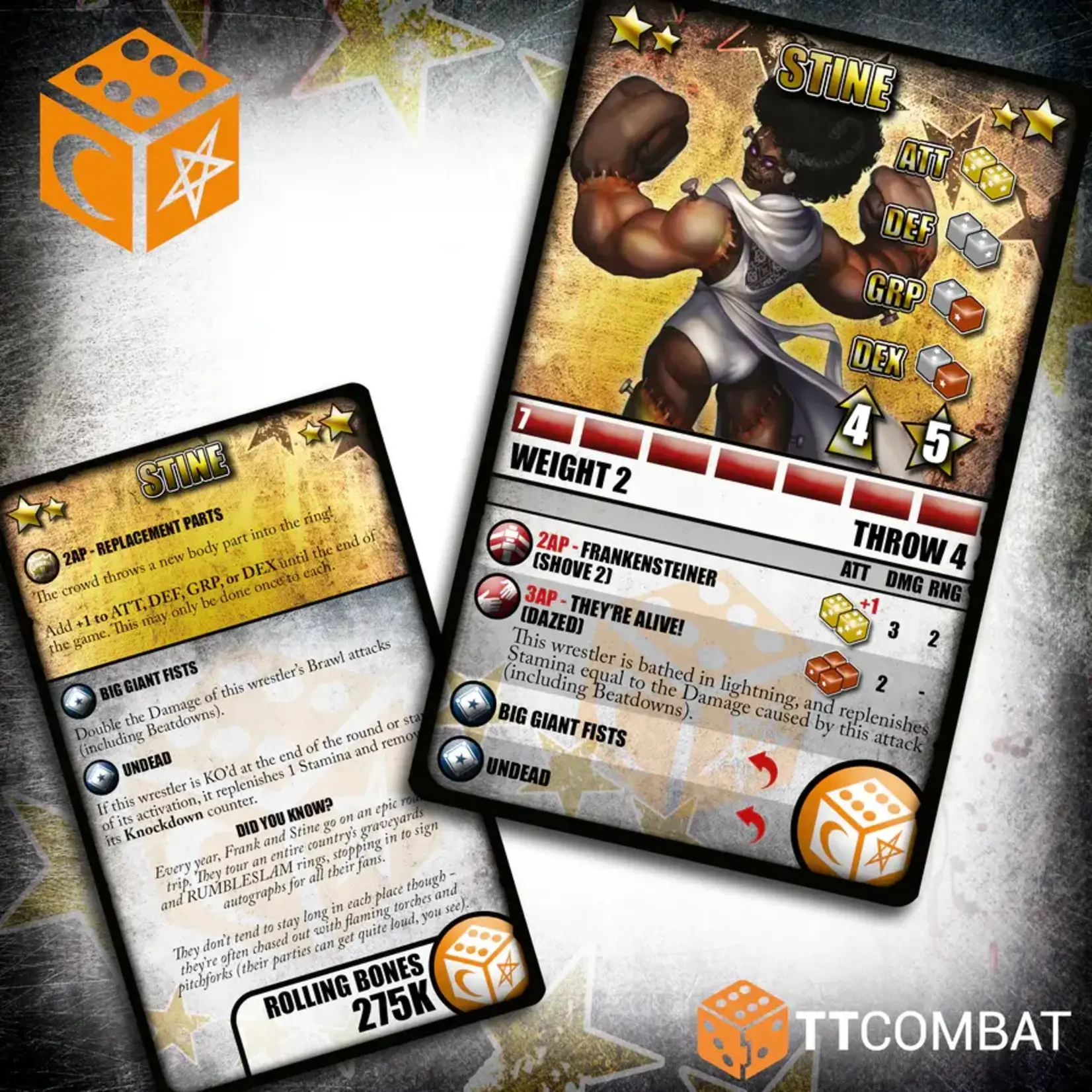 TTCombat Frank N Stine - Rolling Bones - Rumbleslam