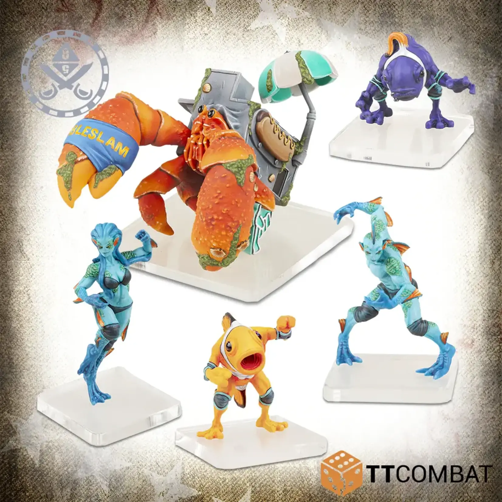 TTCombat The Reef Ragers - Pieces of D8 - Rumbleslam
