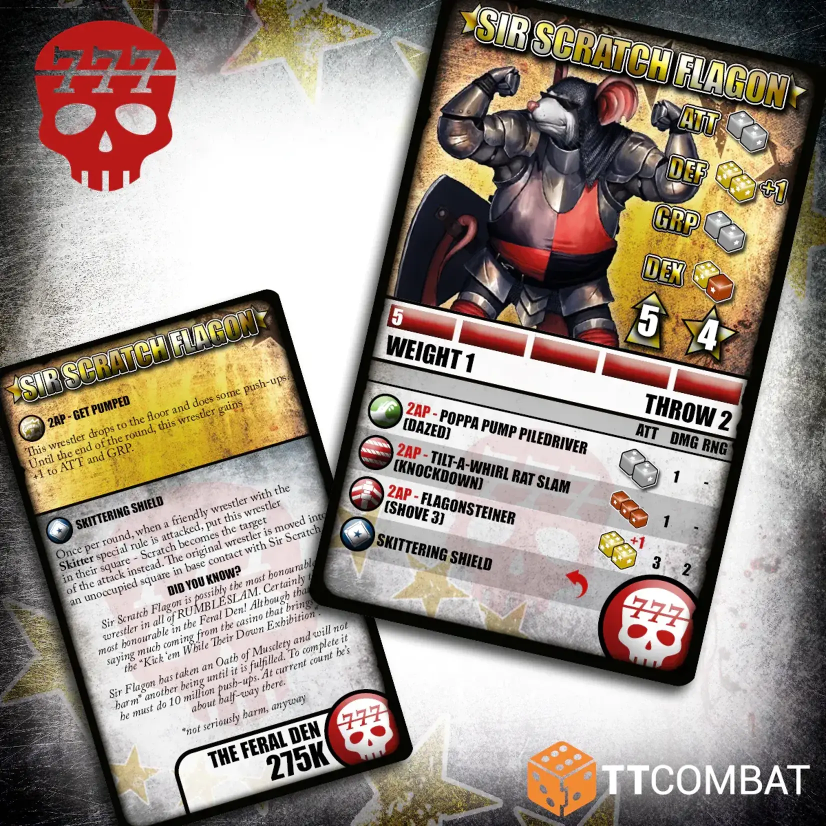 TTCombat Sir Scratch Flagon - The Feral Den - Rumbleslam