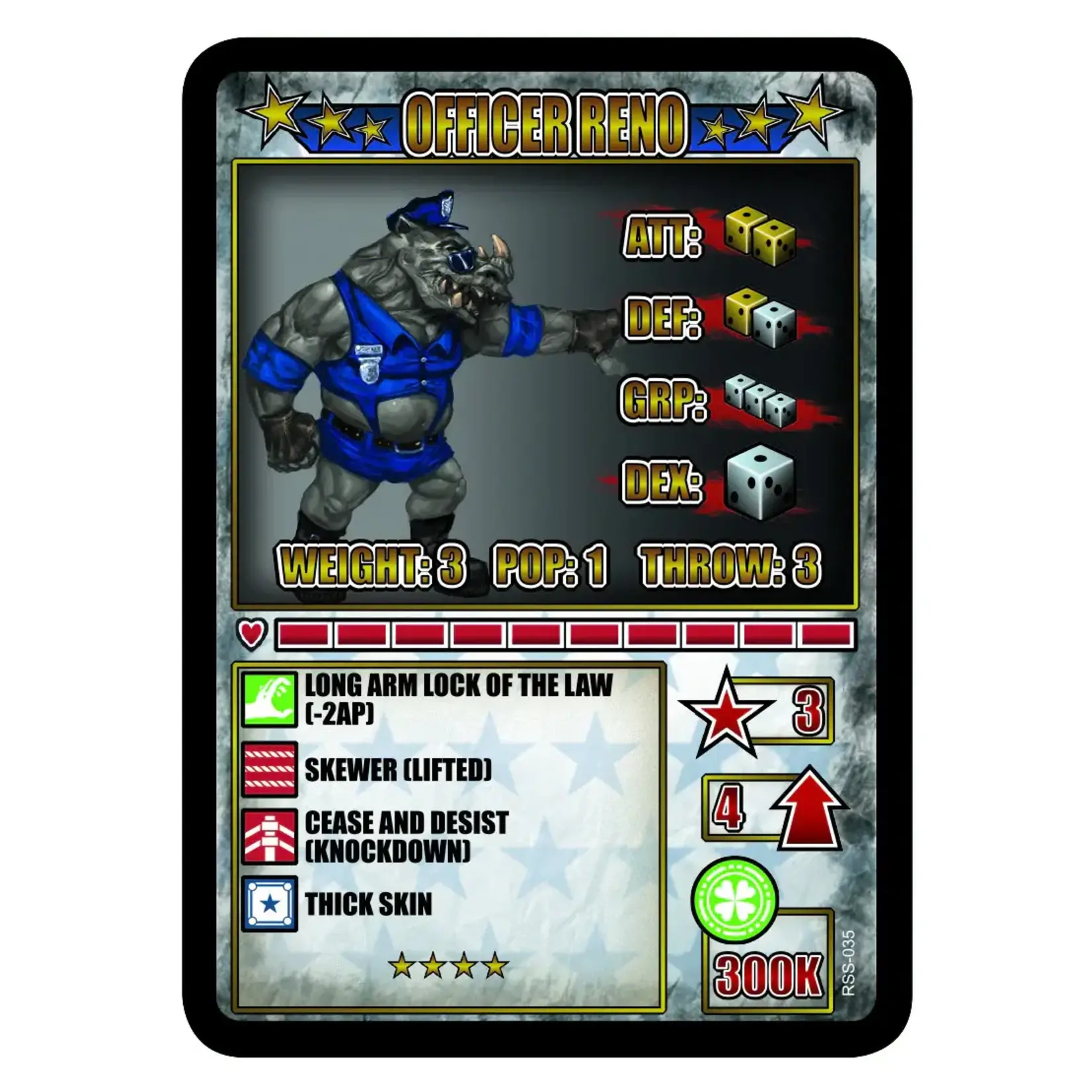 TTCombat Officer Reno - The Forest Soul - Rumbleslam