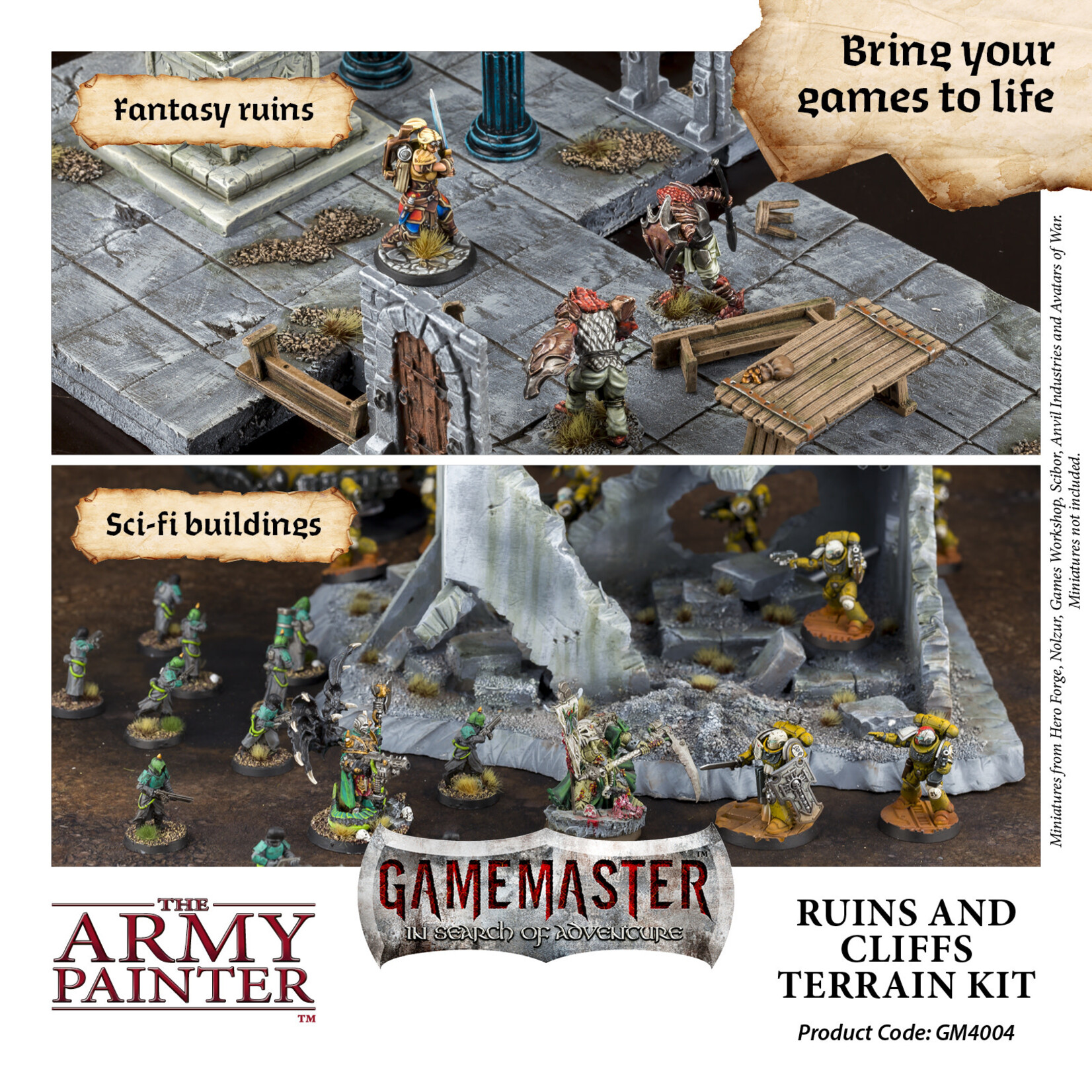 Gamemaster: Ruins & Cliffs Terrain Kit