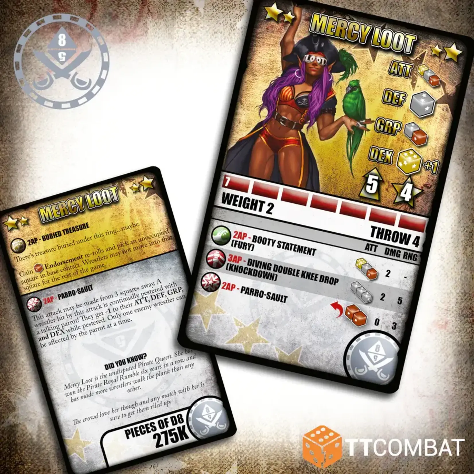 TTCombat Mercy Loot - Pieces of D8 - Rumbleslam