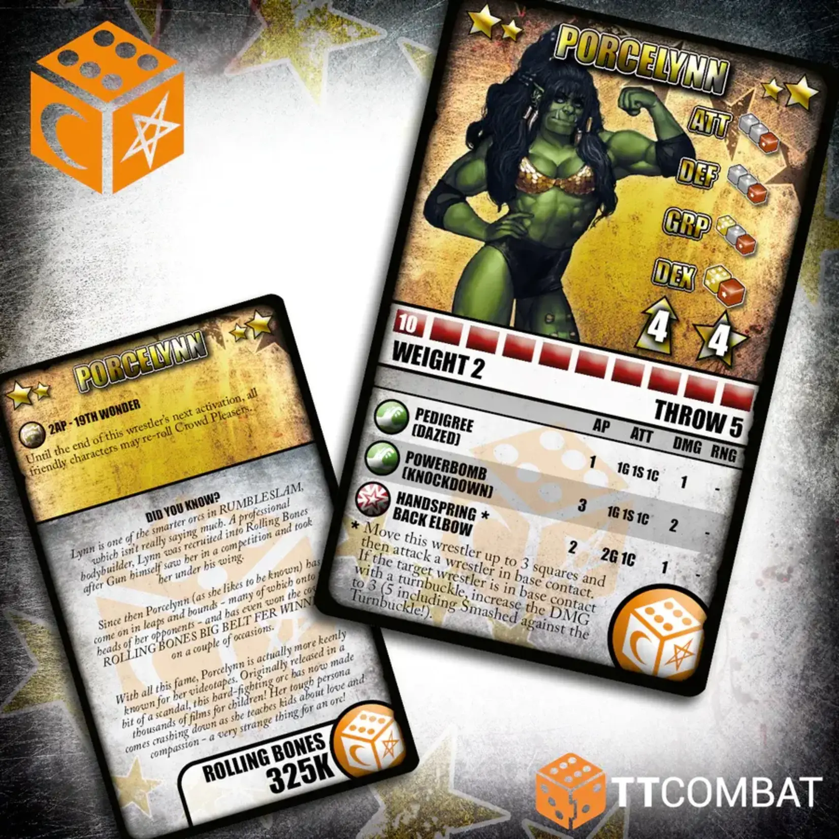 TTCombat Porcelynn - Rolling Bones - Rumbleslam