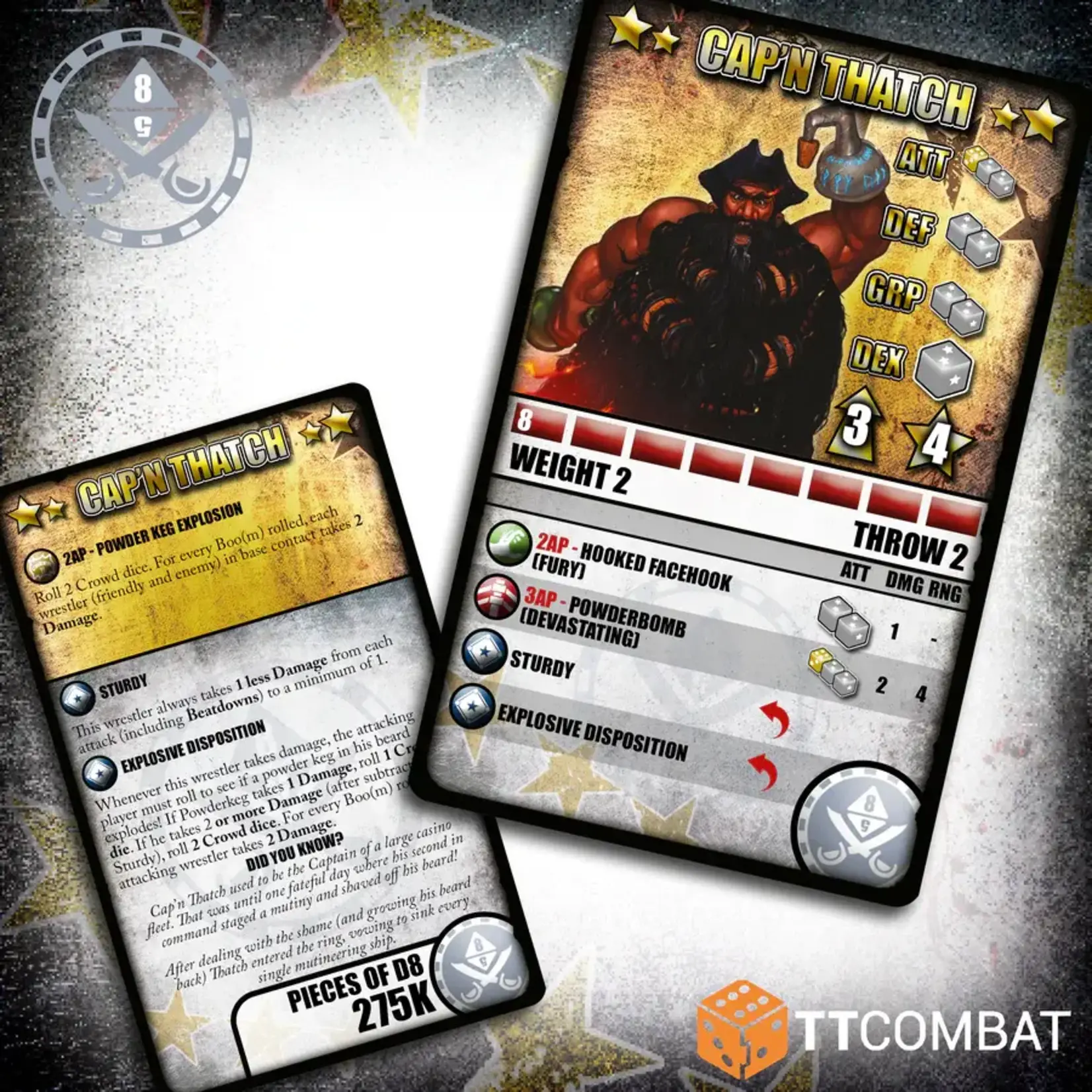 TTCombat Cap'n Thatch - Pieces of D8 - Rumbleslam