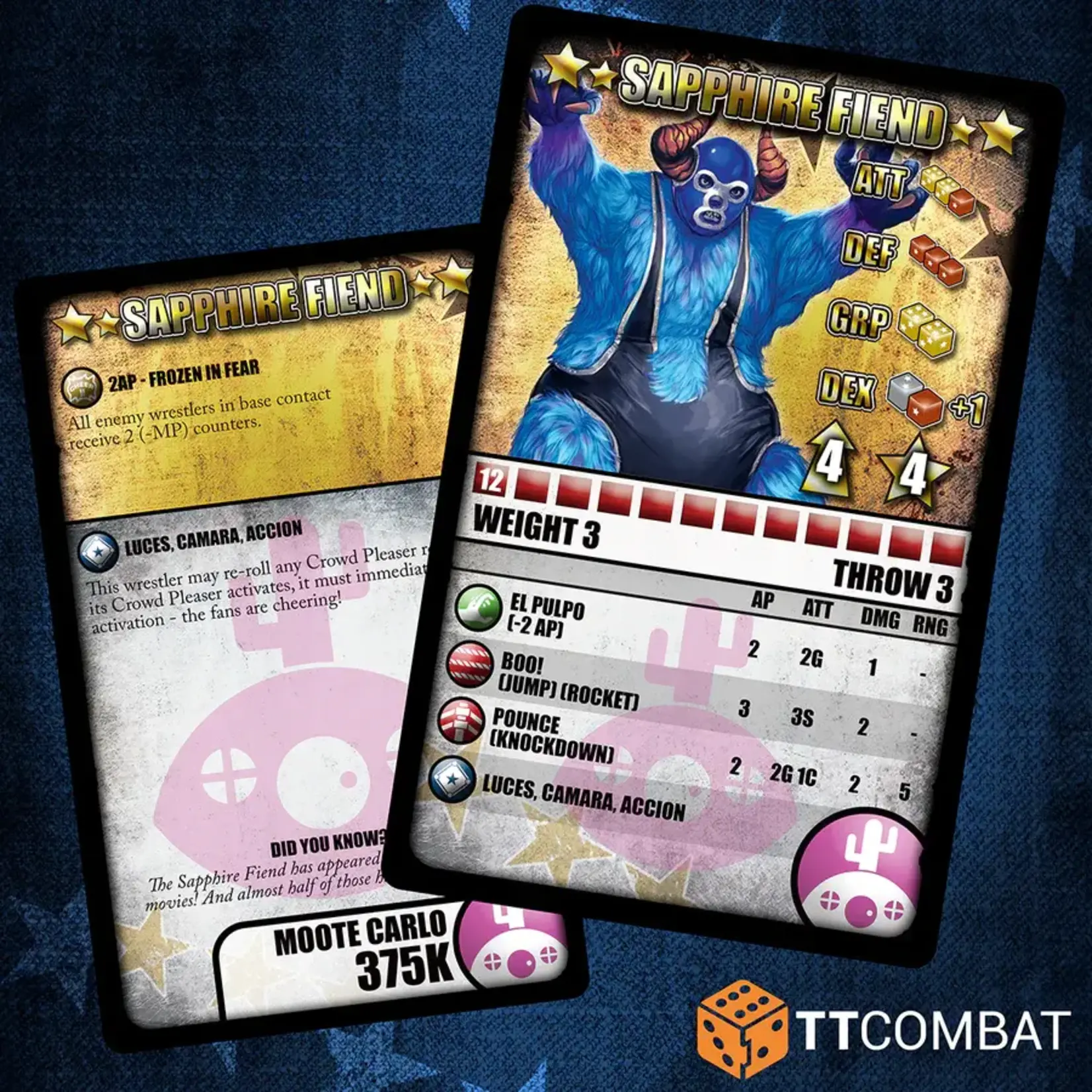TTCombat Sapphire Fiend - Moote Carlo - Rumbleslam