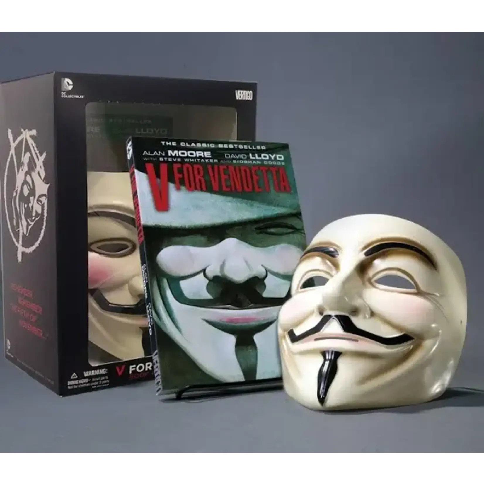 V for Vendetta Book and Mask Set (ENG)