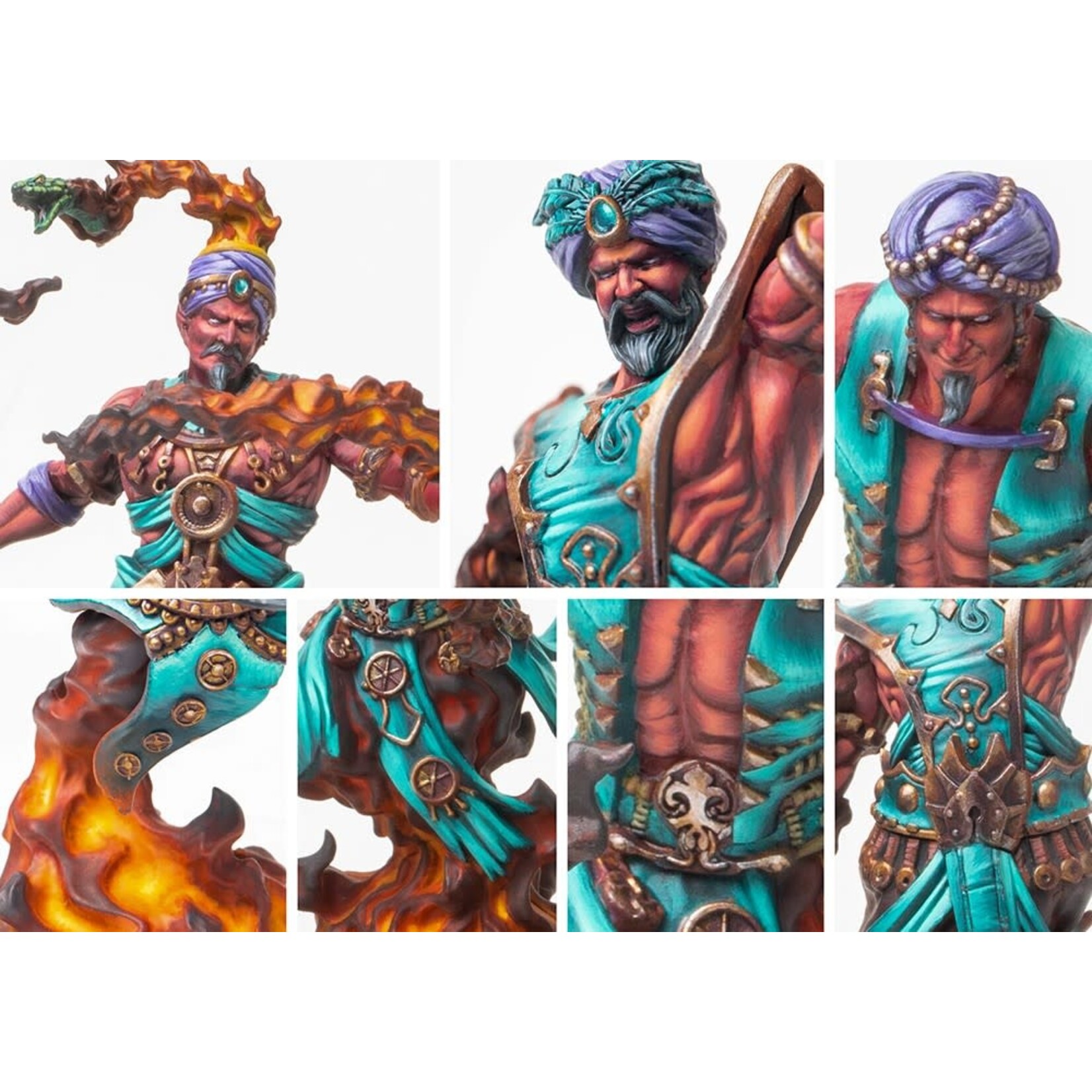 Para Bellum Games Efreet Flamecasters / Sword Dancers - Sorcerer Kings -Conquest