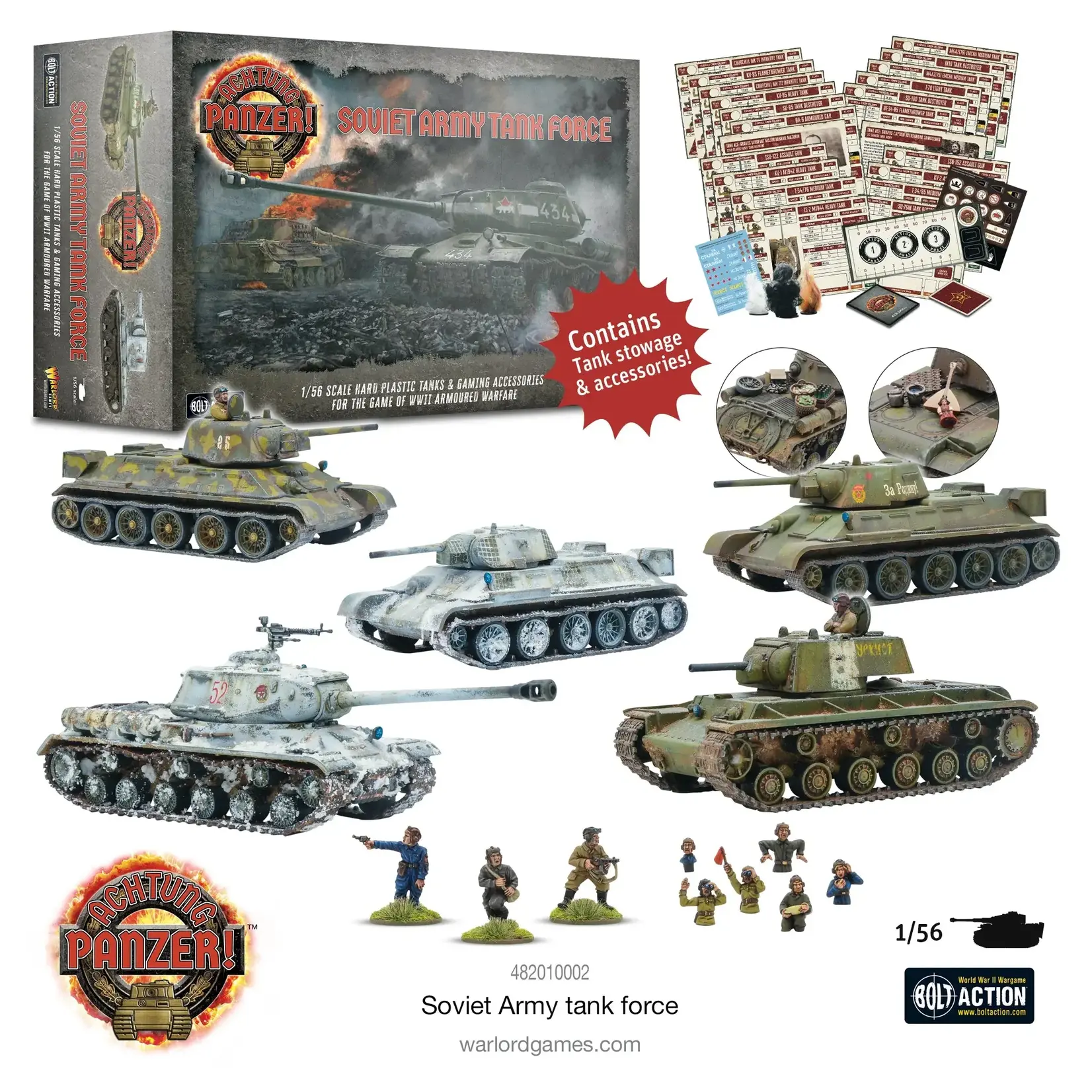Warlord Games Soviet Army Tank Force - Achtung Panzer!