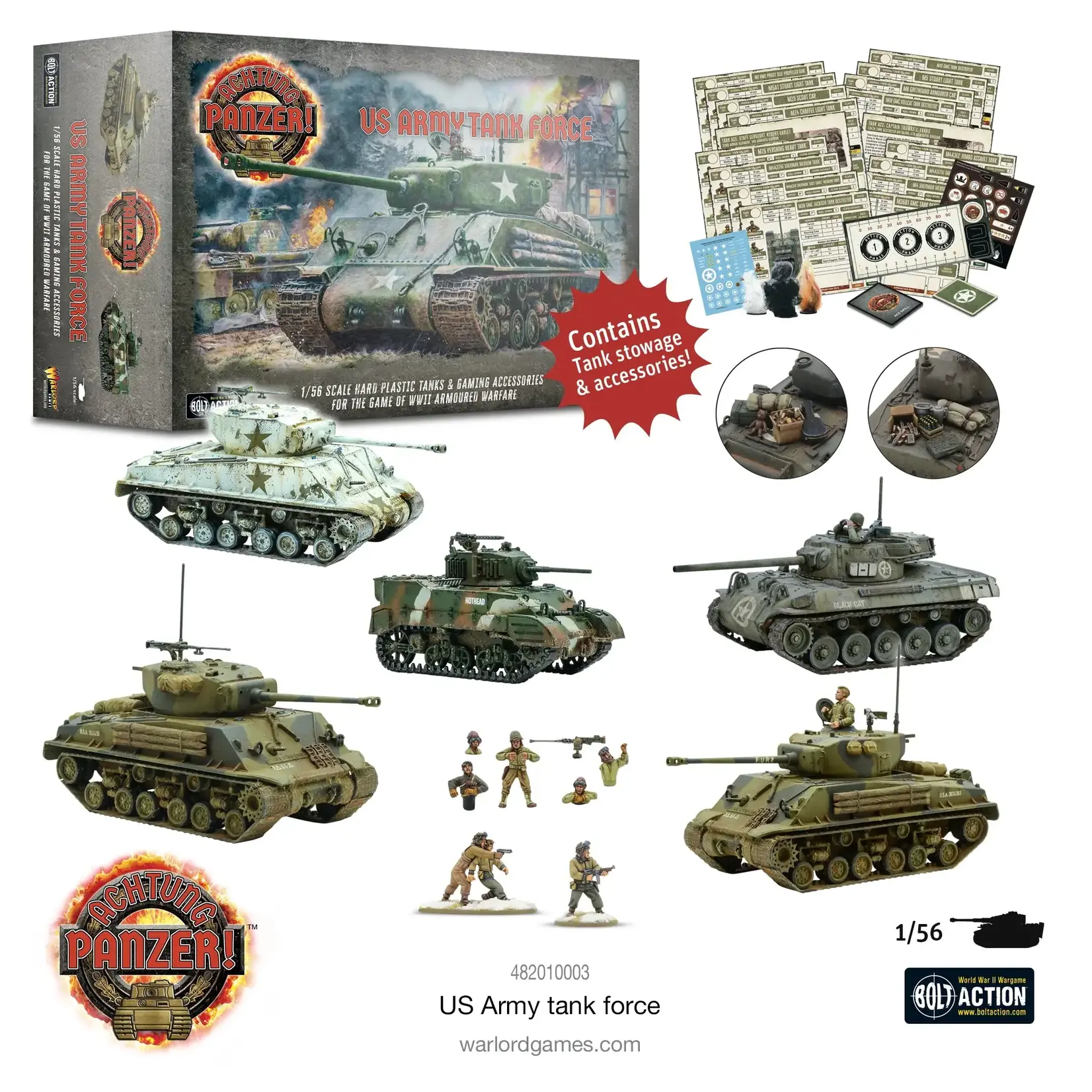Warlord Games US Army Tank Force - Achtung Panzer!