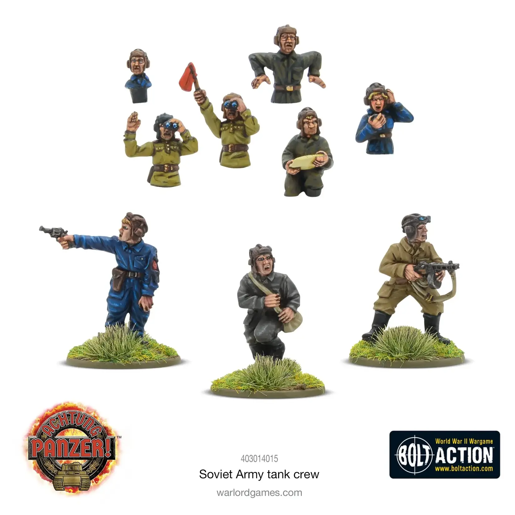 Warlord Games Soviet Army Tank Crew - Achtung Panzer!/Bolt Action