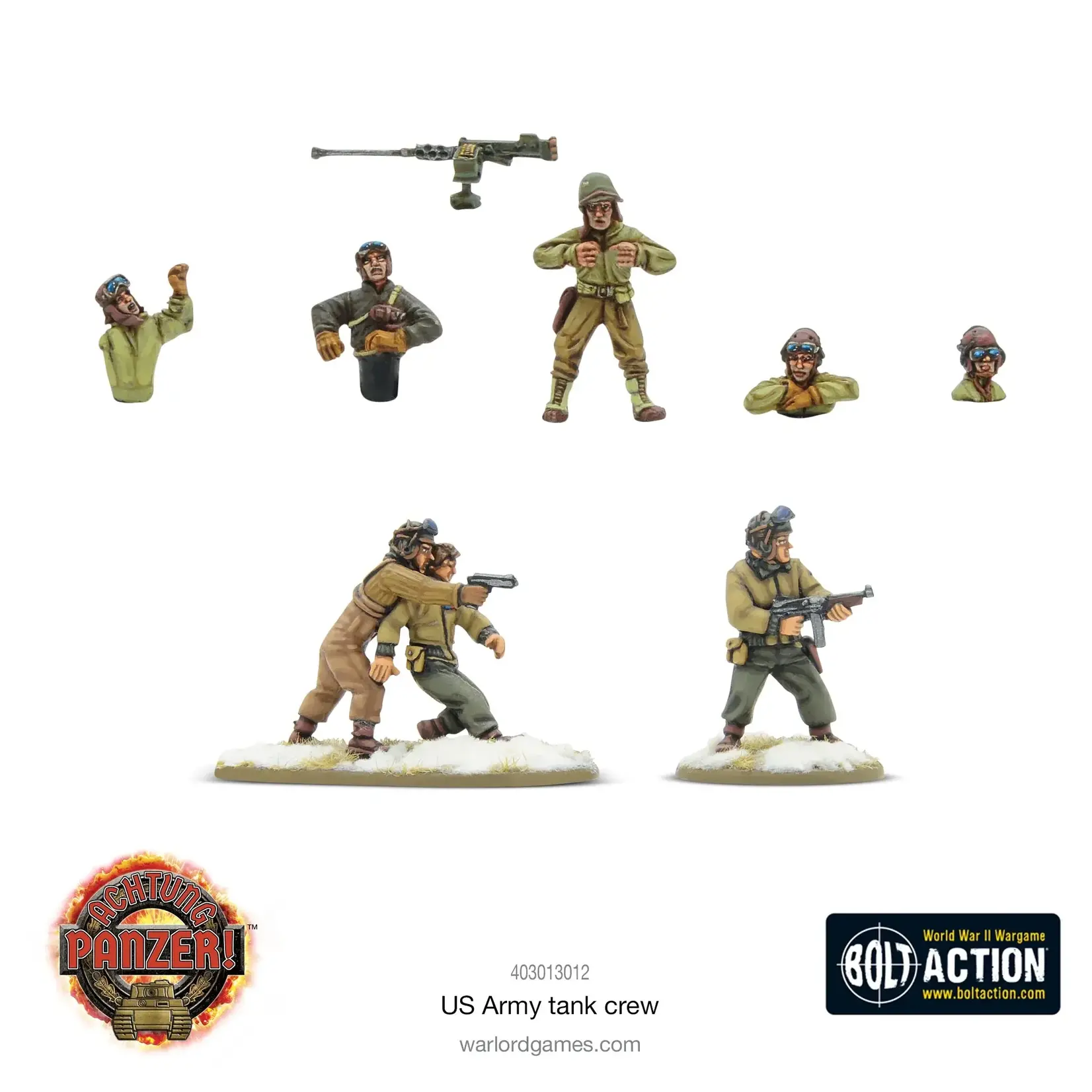 Warlord Games US Army Tank Crew - Achtung Panzer!/Bolt Action
