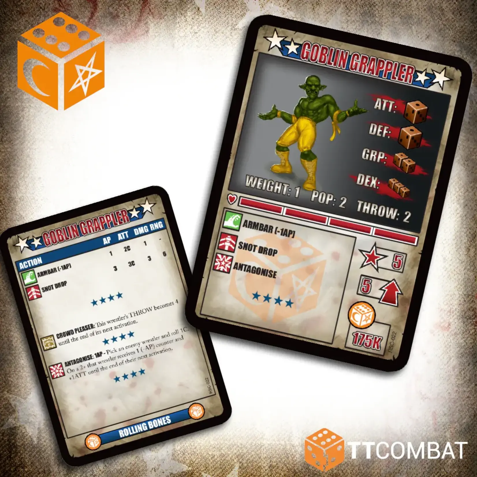 TTCombat The Green Bruisers - Rolling Bones - Rumbleslam
