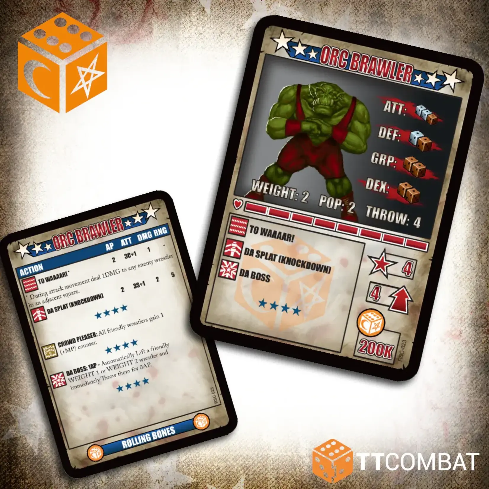 TTCombat The Green Bruisers - Rolling Bones - Rumbleslam