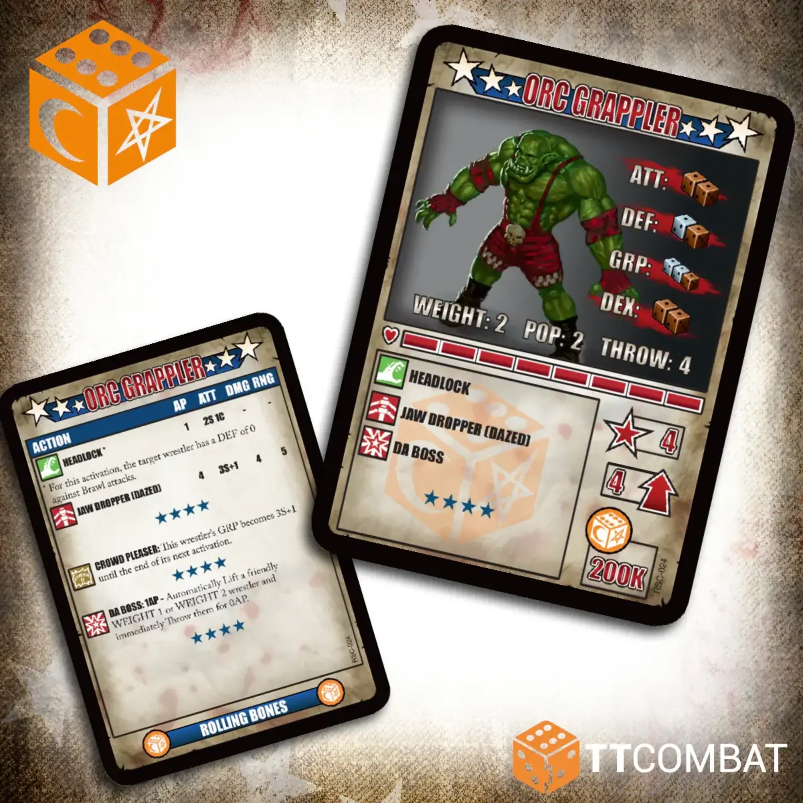 TTCombat The Green Bruisers - Rolling Bones - Rumbleslam