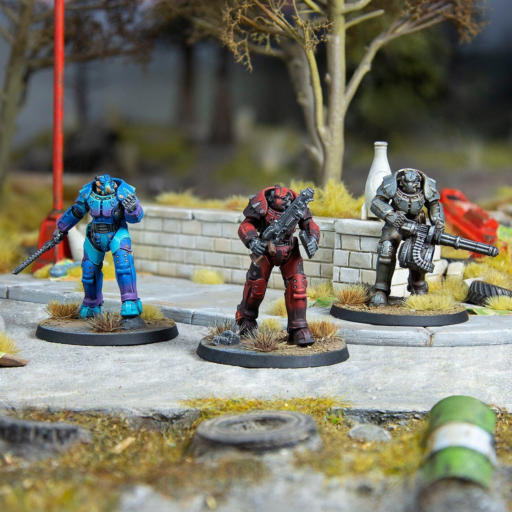 Modiphius X-01 Advanced Power Armor - Unaligned - Fallout: Wasteland Warfare