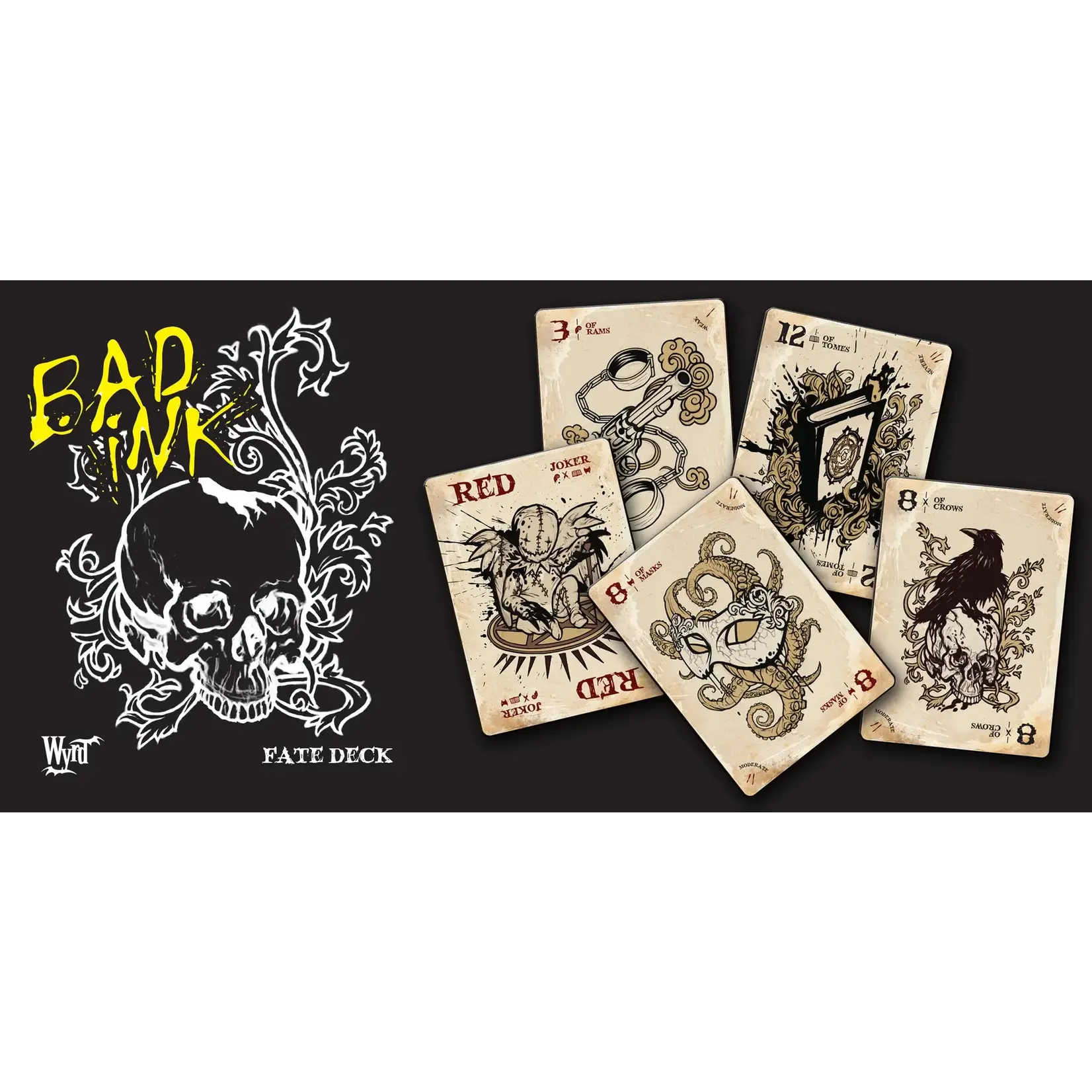 Wyrd Games Bad Ink Fate Deck - Malifaux / The Other Side / Through the Breach