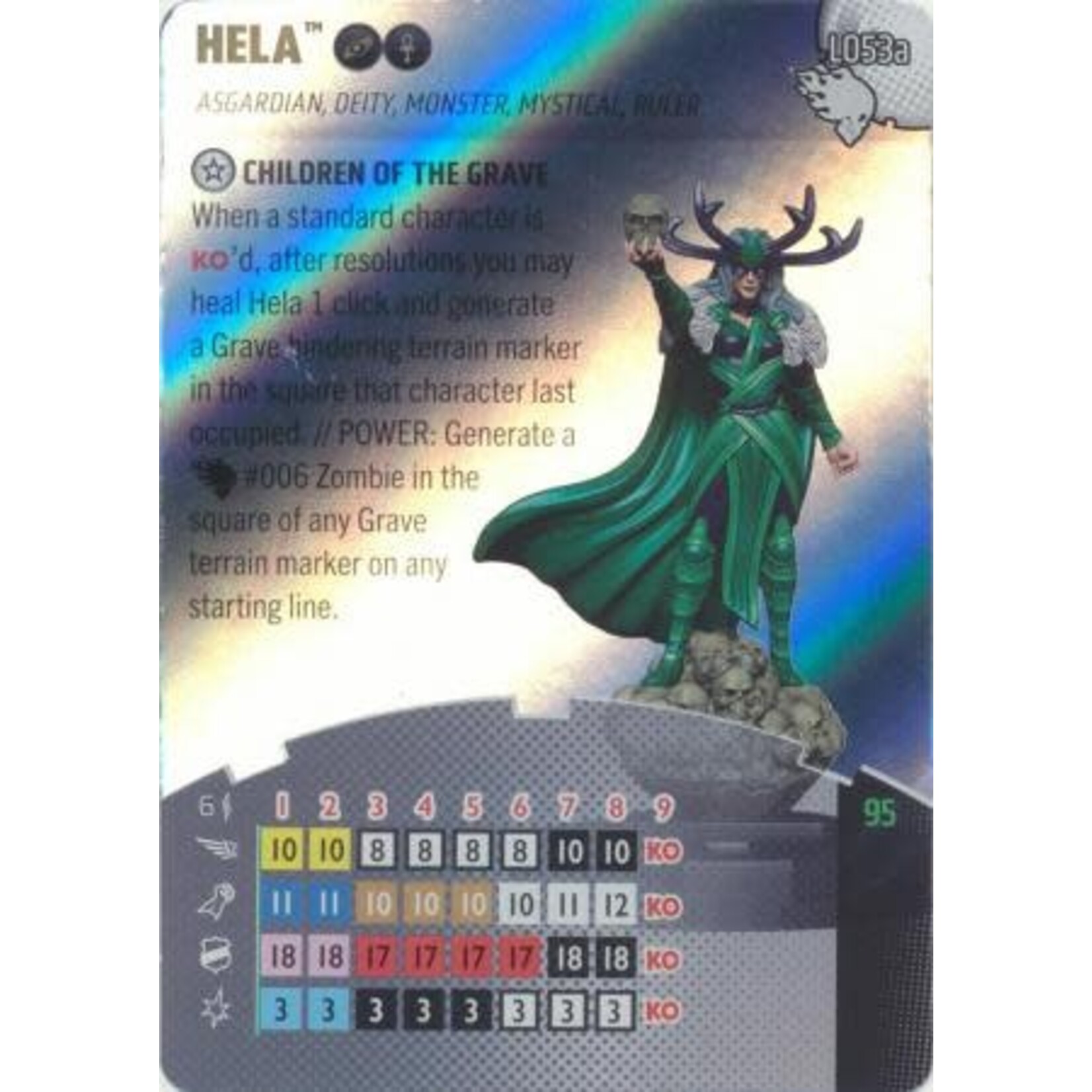 WizKids wovL053a Hela (Legacy Card)