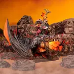 Mantic Clanlord on Firedrake - Salamanders - Kings of War