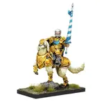 Mantic Muster Captain on aralez - Halflings - Kings of War
