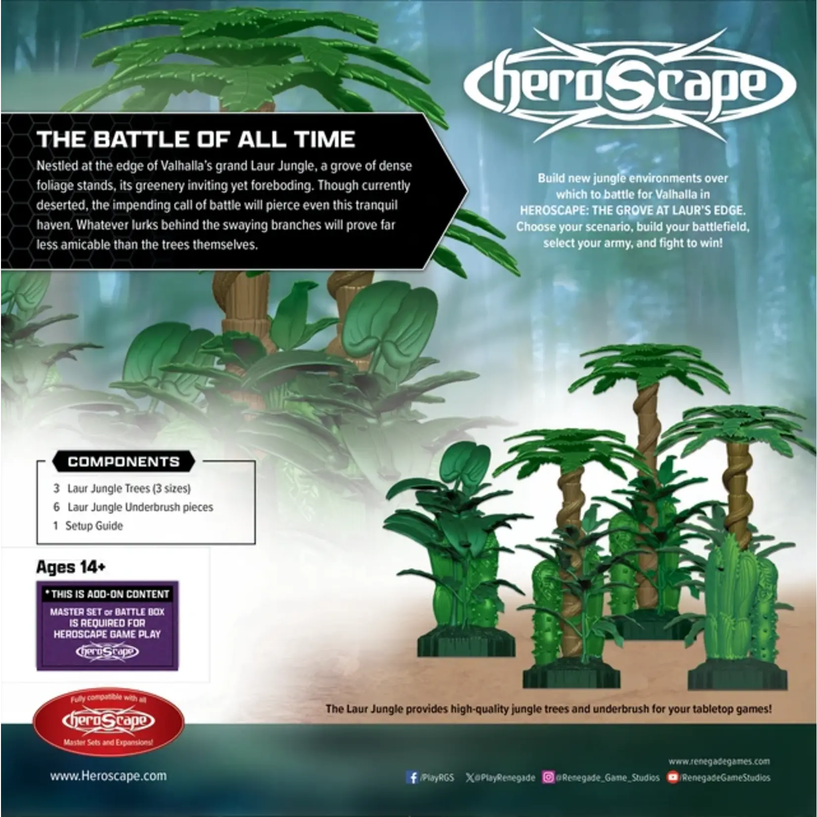 The Grove at Laur's Edge Terrain Expansion - Heroscape: Age of Annihilation (ENG)