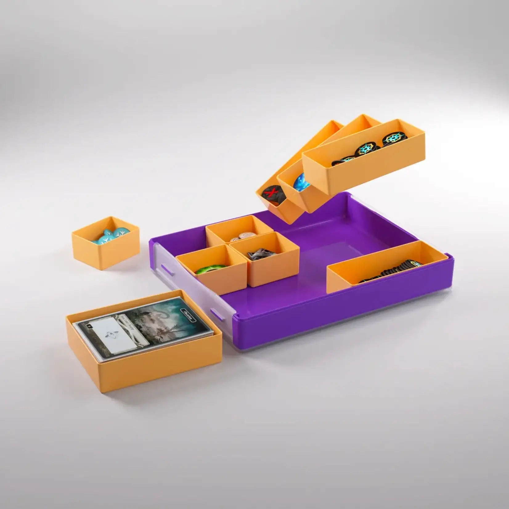 Organisateur "Token Silo Convertible" Violet/Orange - Gamegenic