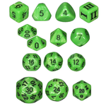 Venom Bolt - 14 Dice Set compatible with DCC RPG