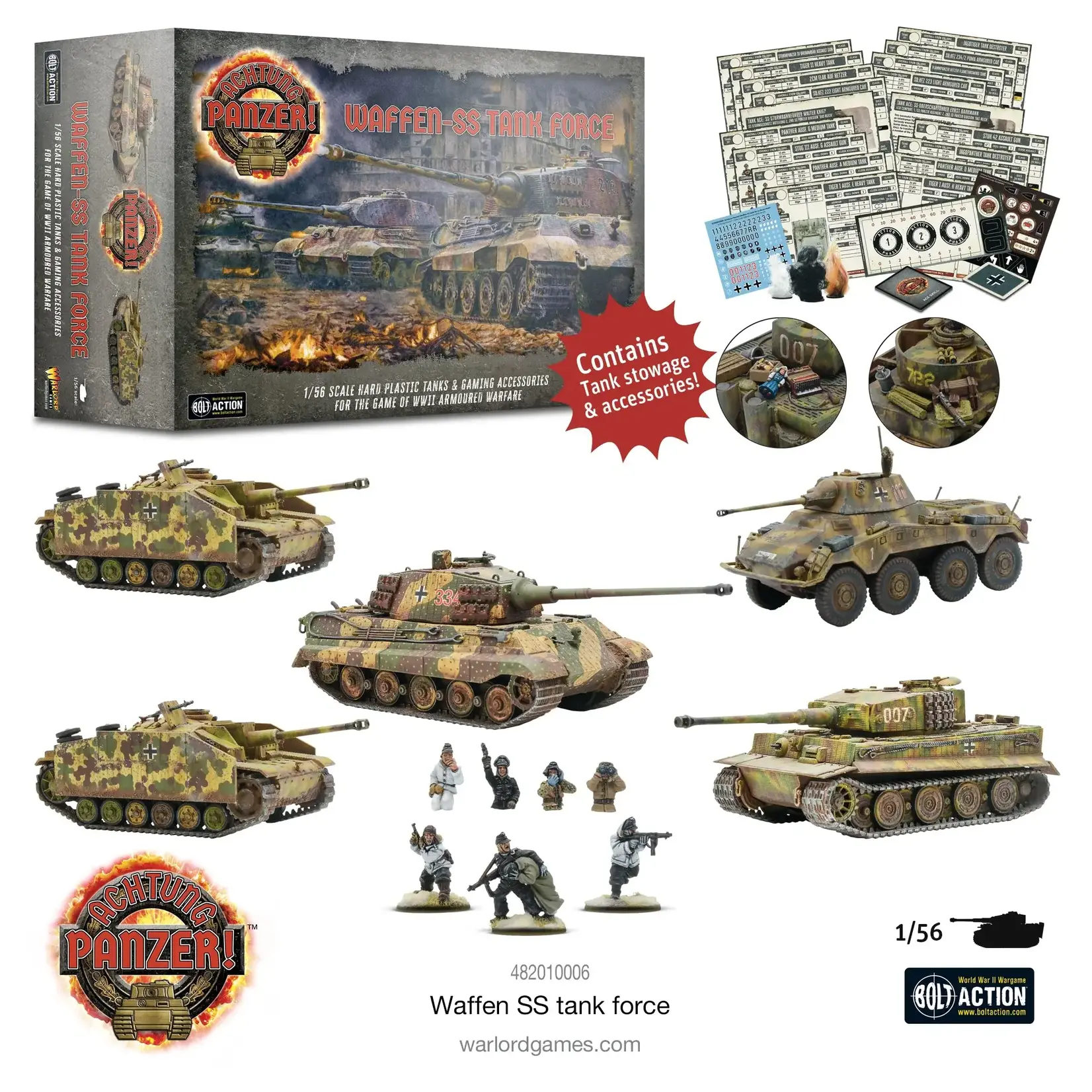 Warlord Games Waffen-SS Tank Force - Achtung Panzer!