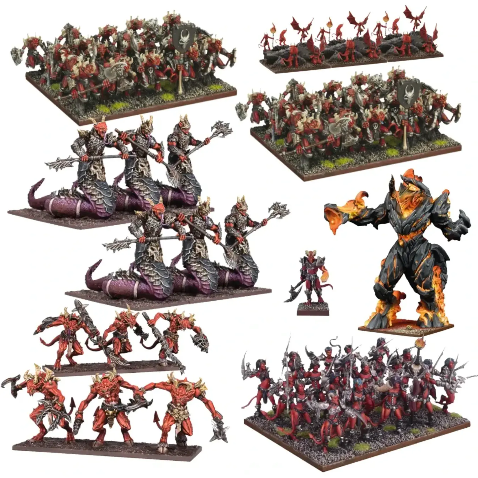 Mantic Forces of the Abyss Mega Army - Kings of War