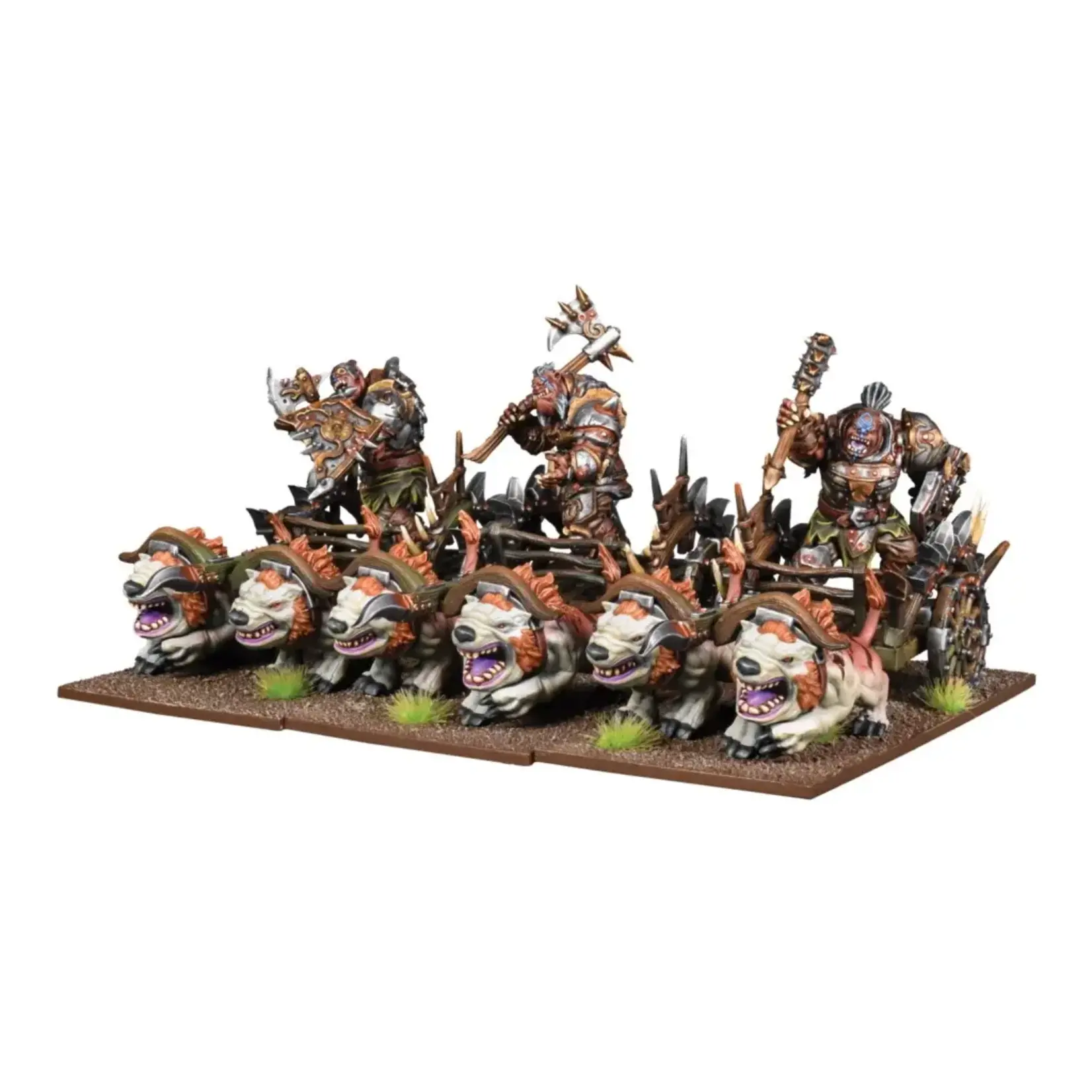 Mantic Ogre Chariot Regiment - Ogres - Kings of War