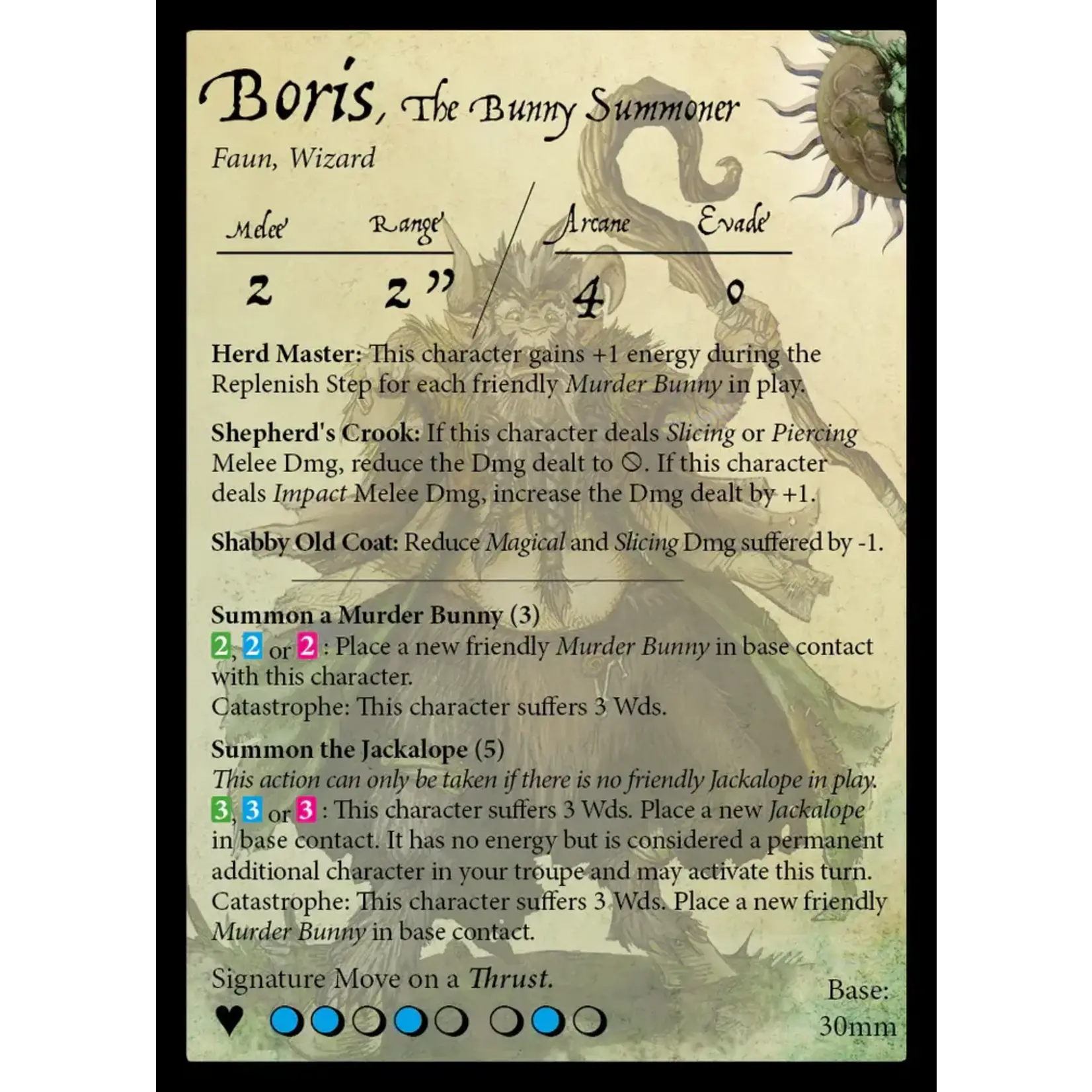 Goblin King Games Boris the Bunny Summoner - Moonstone