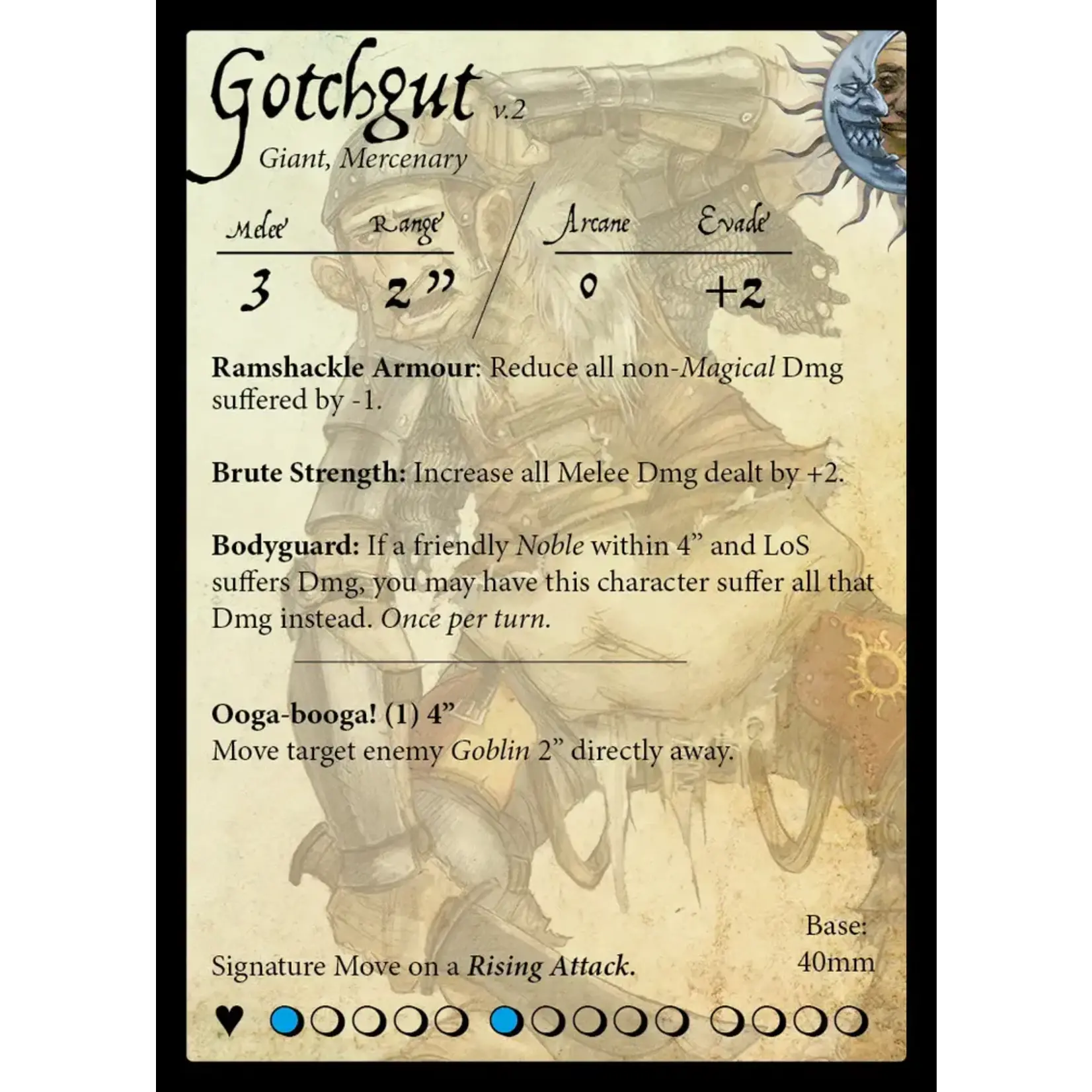 Goblin King Games Gotchgut - Dominion / Commonwealth - Moonstone