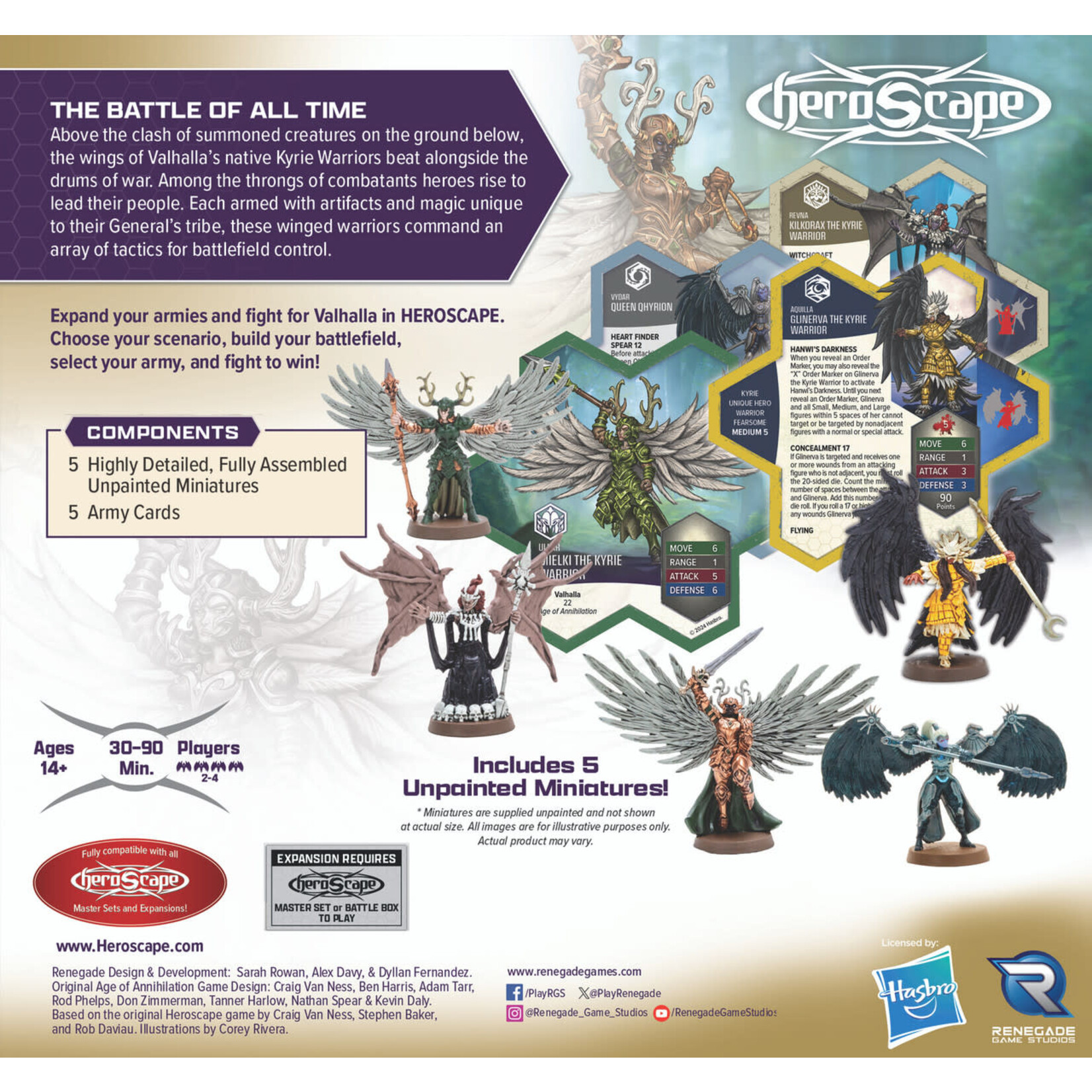 Revna's Rebuke: Kyrie Warriors - Heroscape Army Expansion