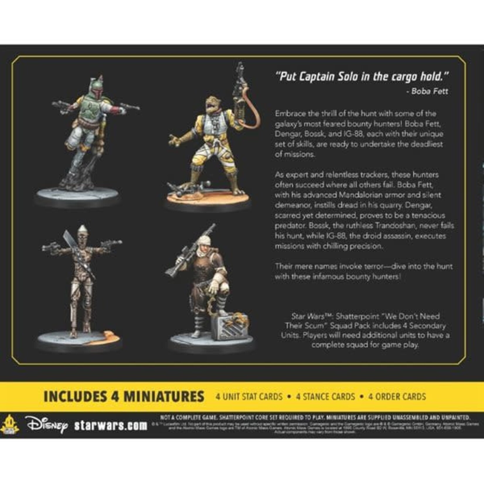 We Don't Need Their Scum Unit Pack - Star Wars: Shatterpoint (ML)