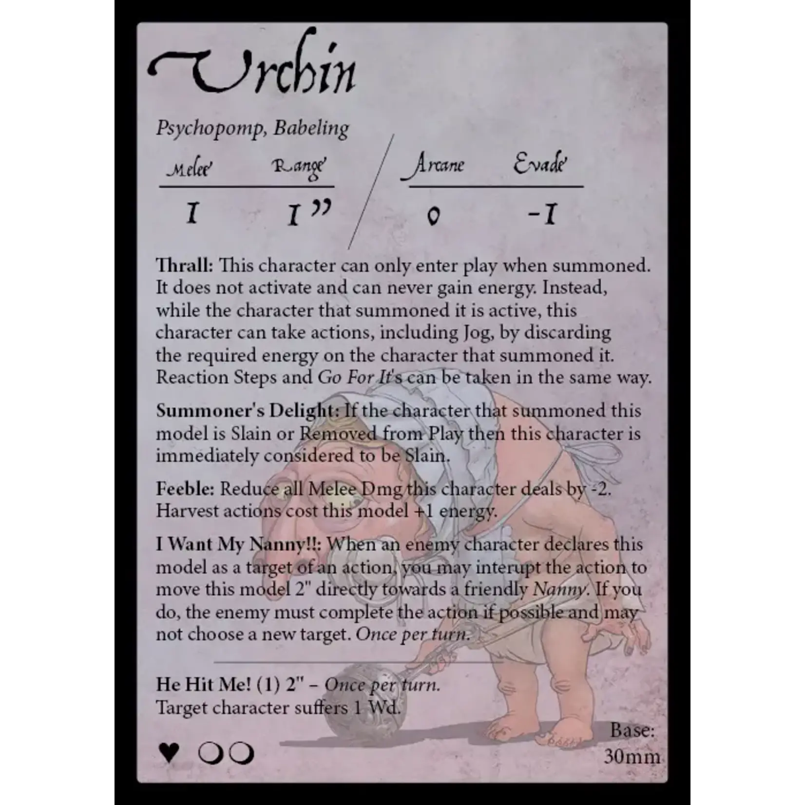 Goblin King Games Nanny - Shades of Moonreach - Moonstone