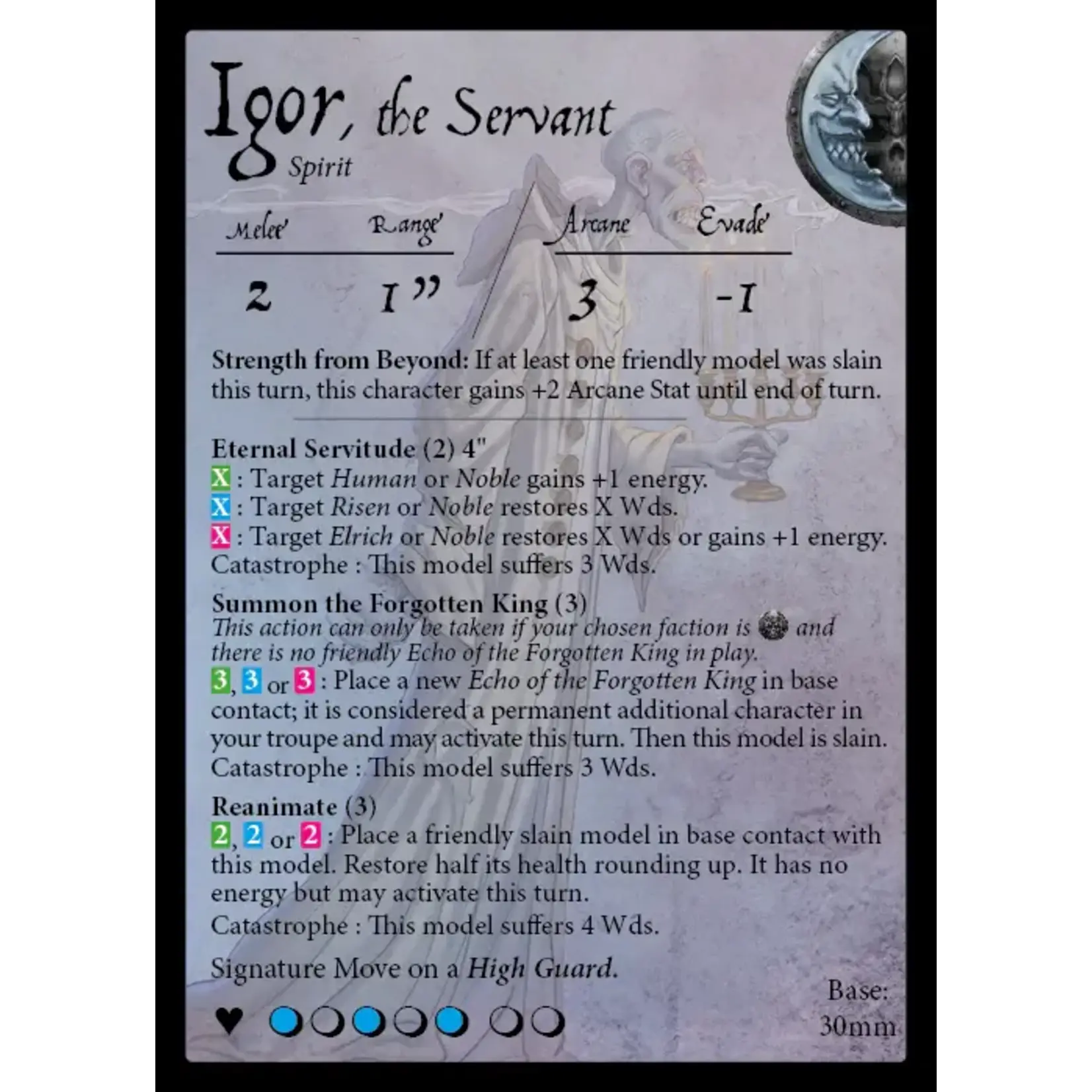 Goblin King Games Eternal Servitude - Shades of Moonreach - Moonstone
